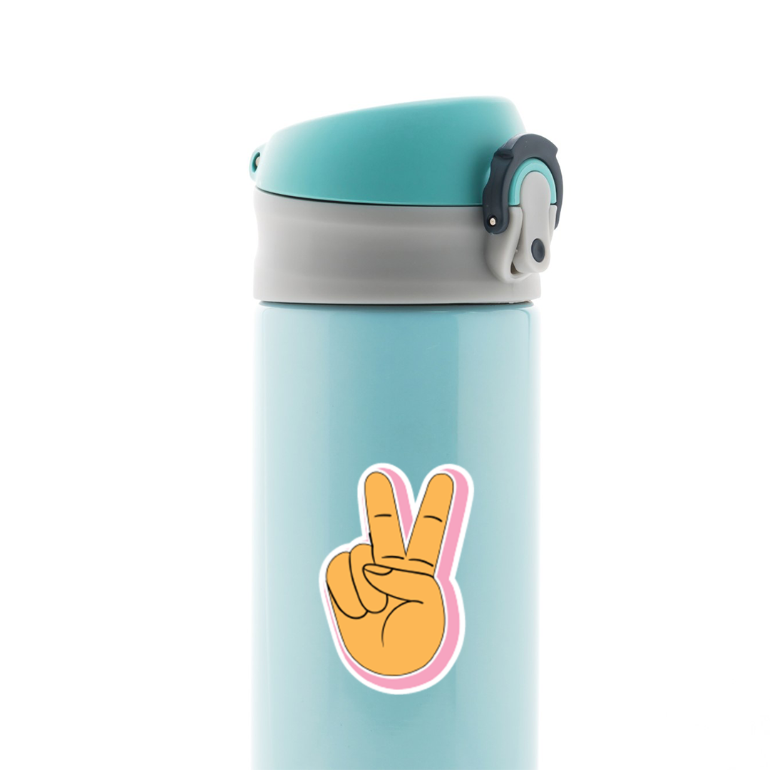 Victory Fingers Casual Stickers