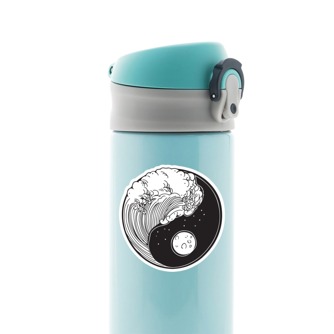 Yin Yang Tides Casual Stickers