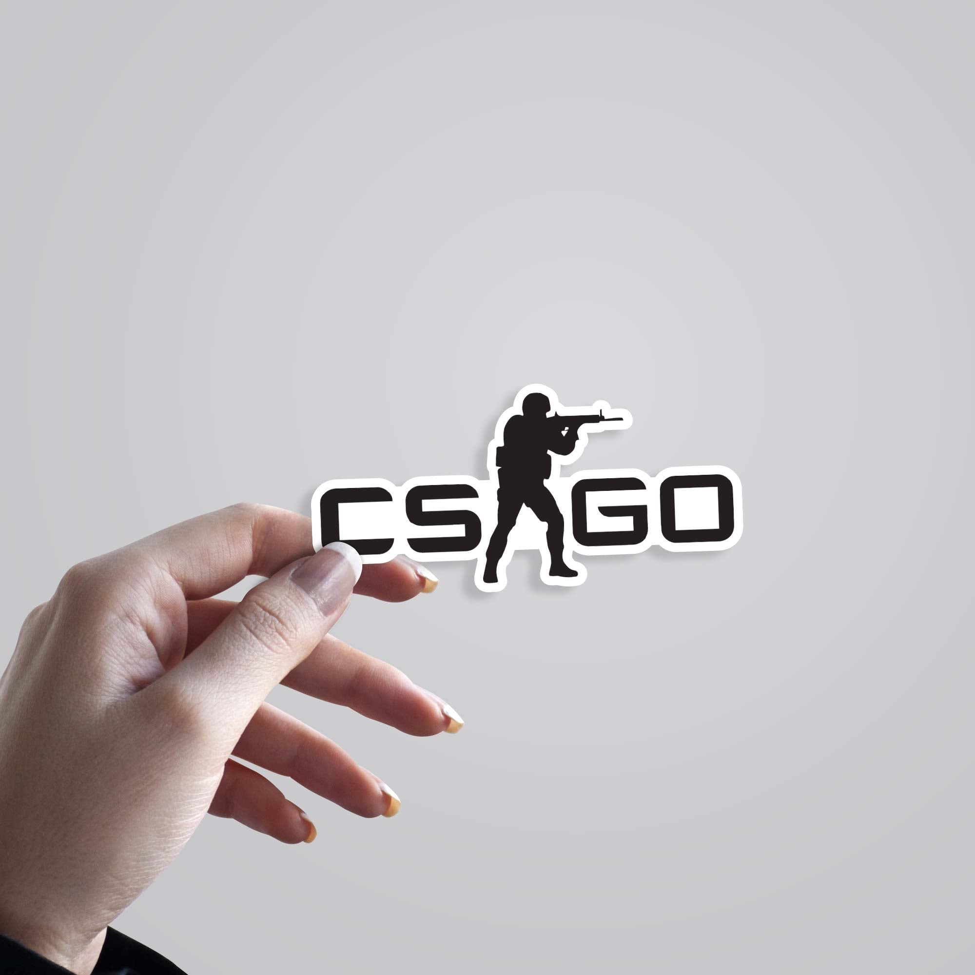 CSGO in Black Gaming Stickers