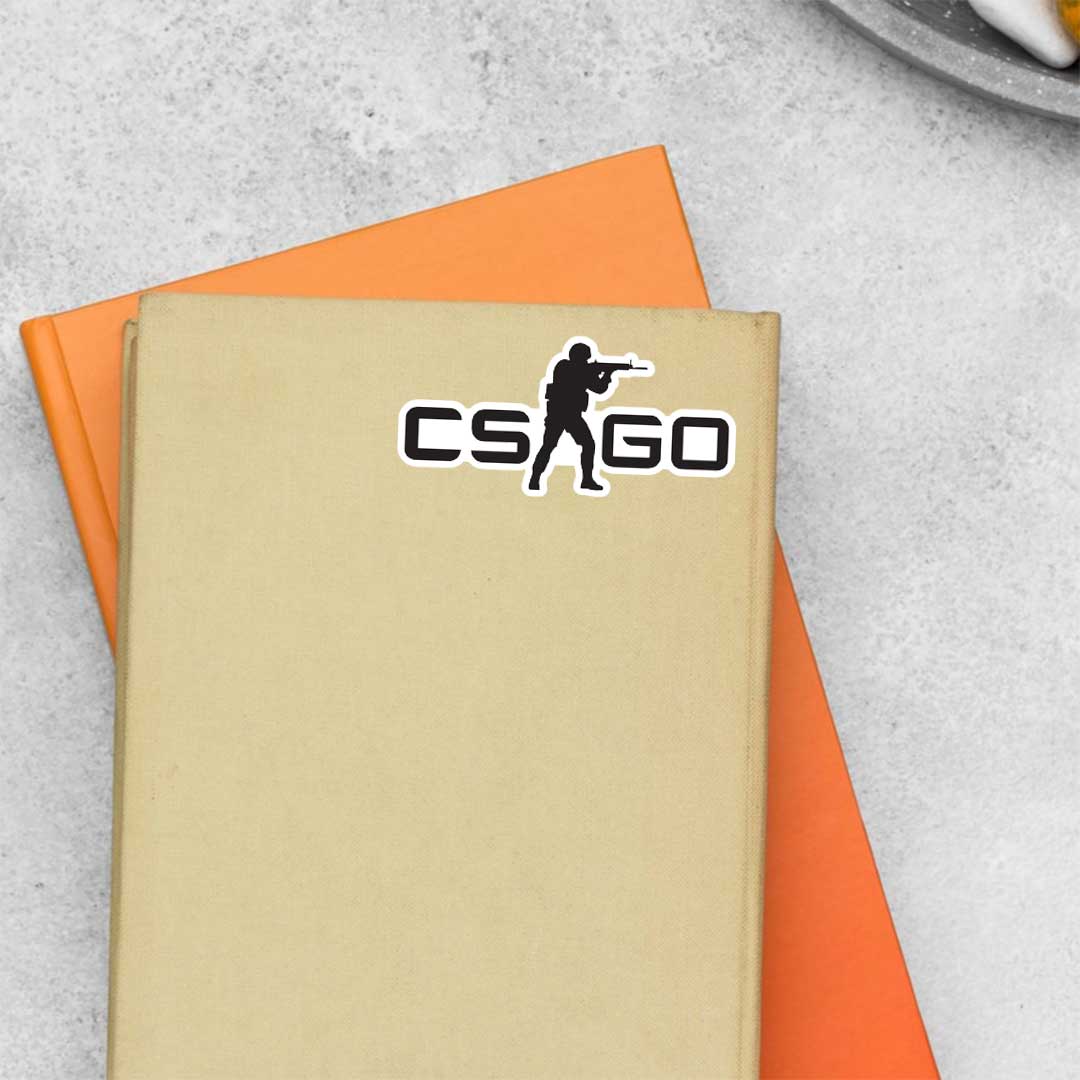 CSGO in Black Gaming Stickers