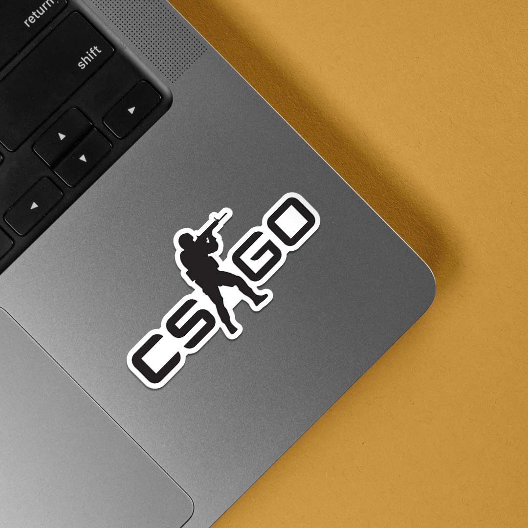 CSGO in Black Gaming Stickers