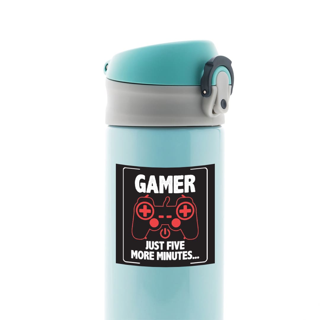 Gamer Just Five Minutes More Gaming Stickers