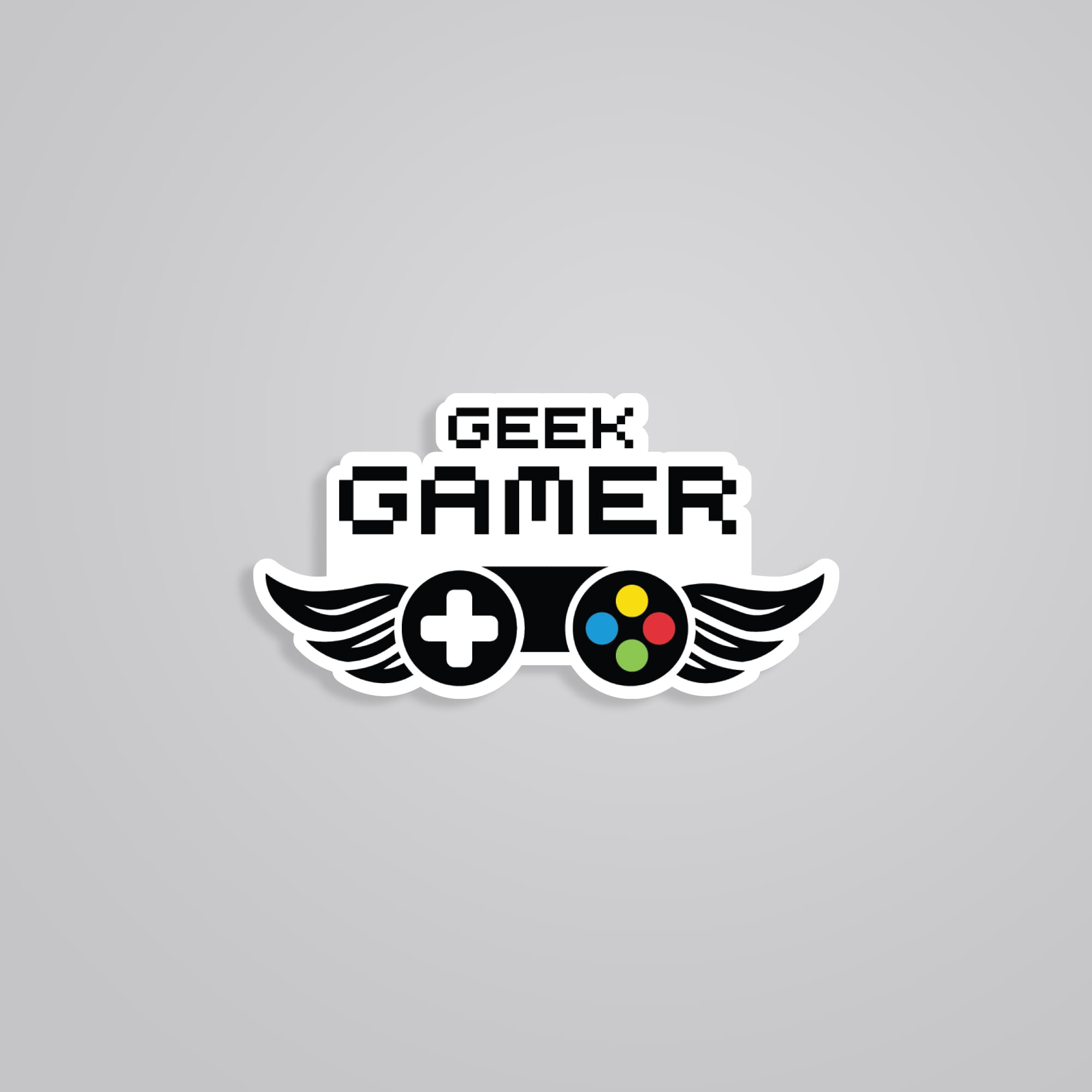 Fomo Store Stickers Gaming Geek Gamer Wings