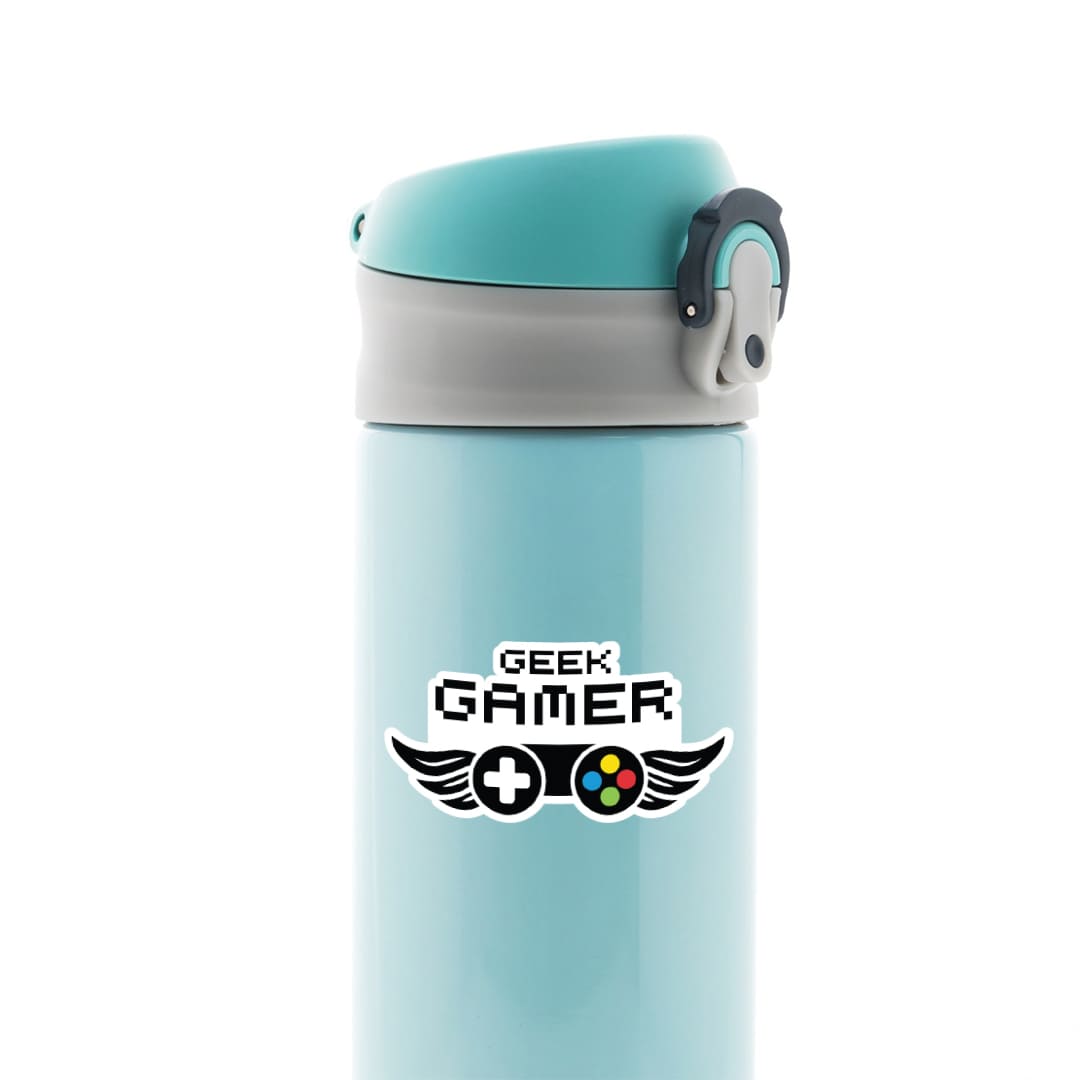 Geek Gamer Wings Gaming Stickers