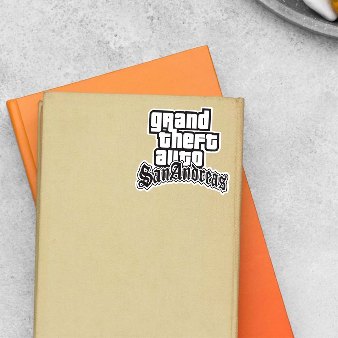Grand Theft Auto San Andreas Gaming Stickers