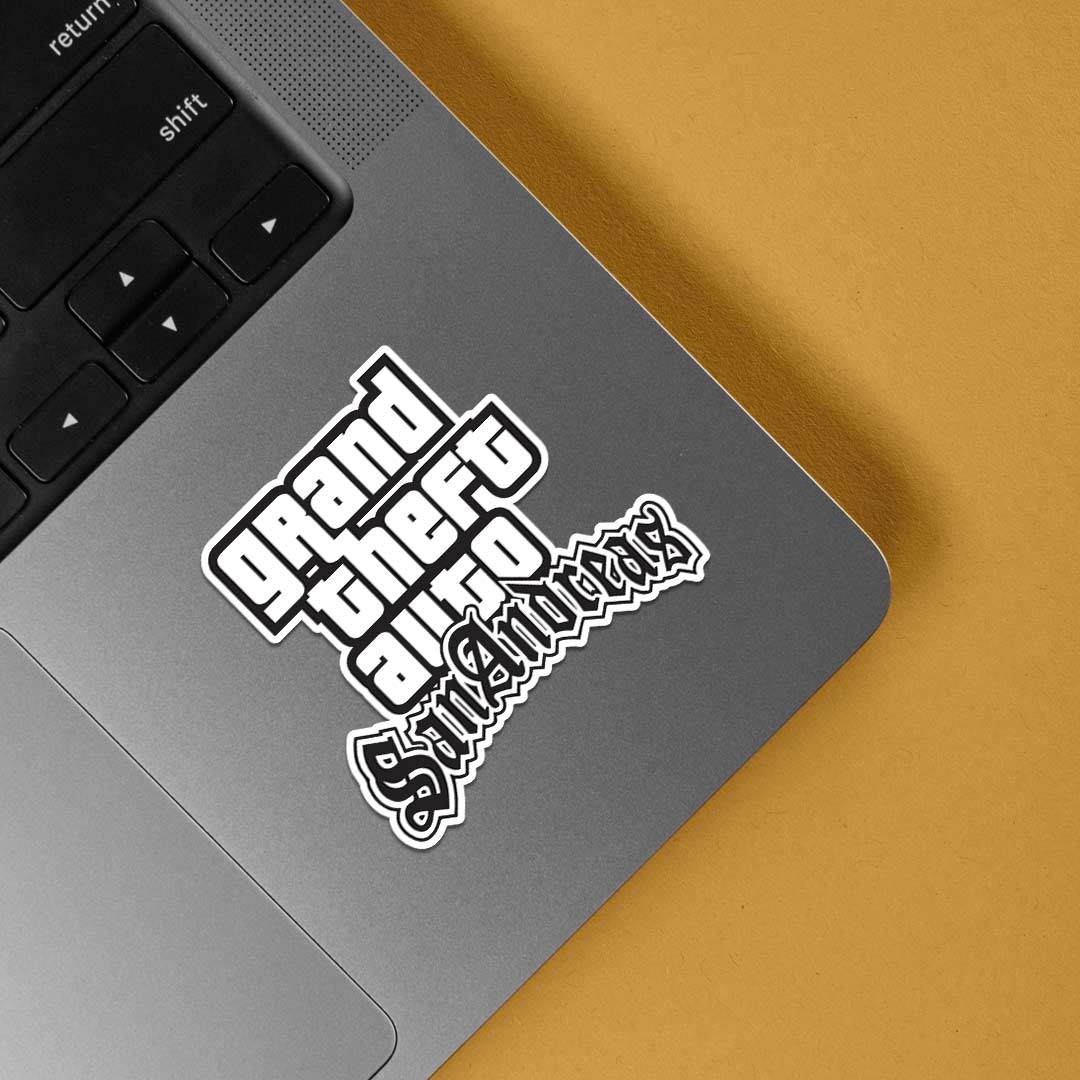 Grand Theft Auto San Andreas Gaming Stickers