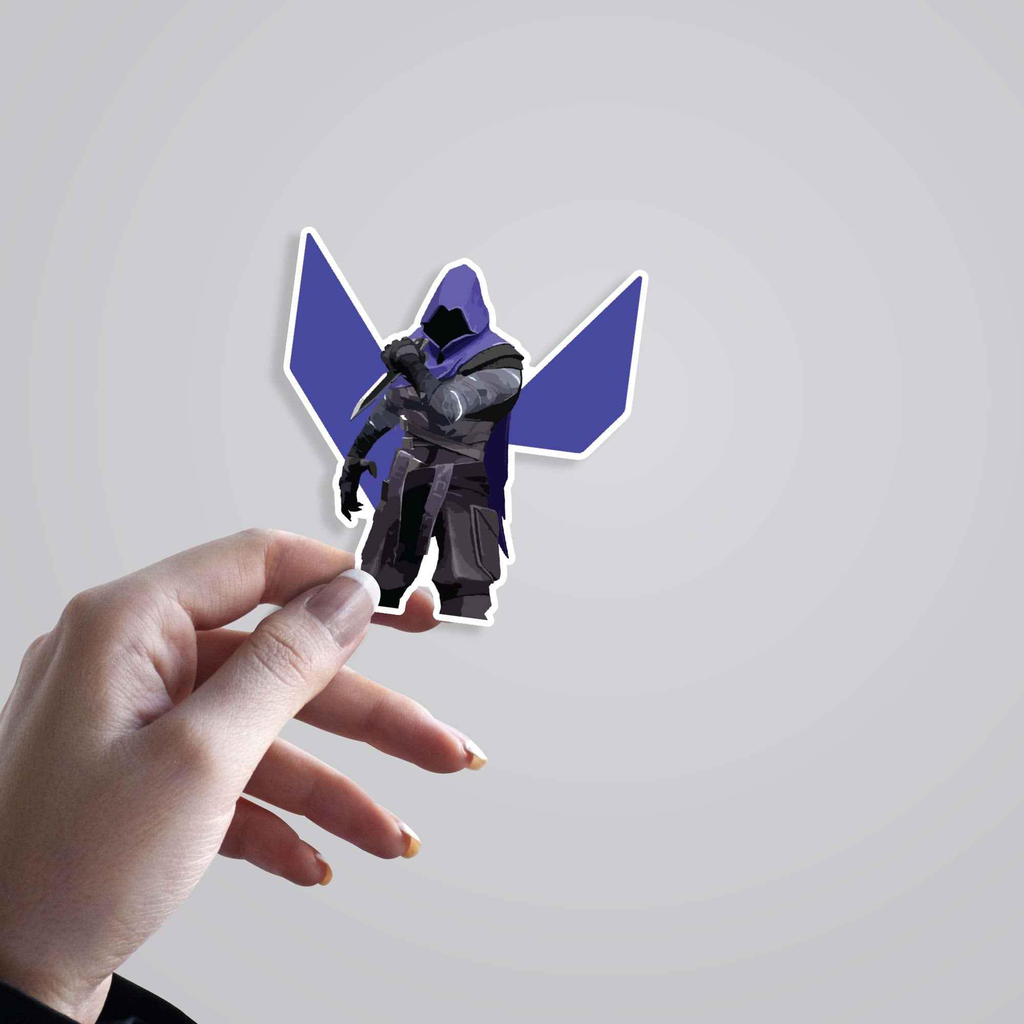 Omen Valorant in Purple Gaming Stickers