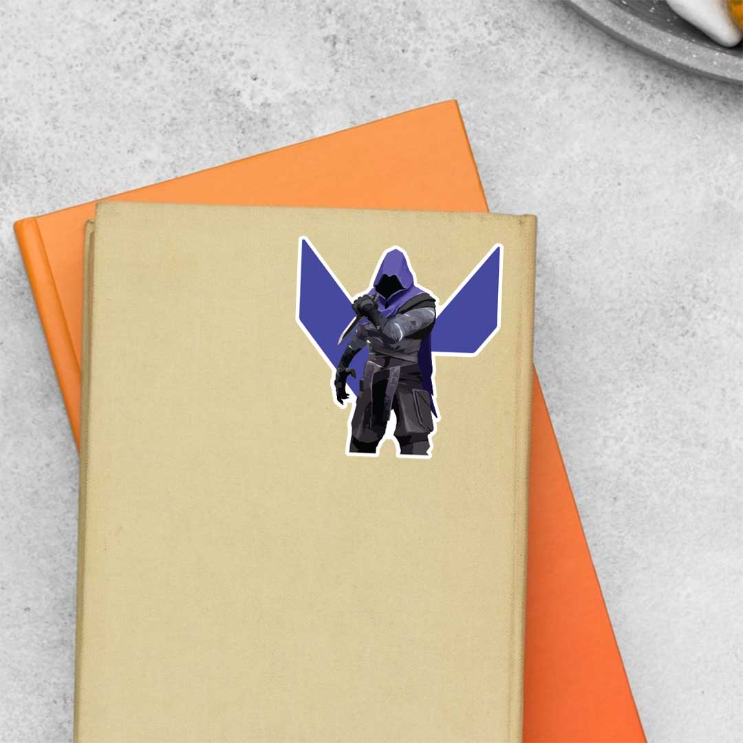 Omen Valorant in Purple Gaming Stickers