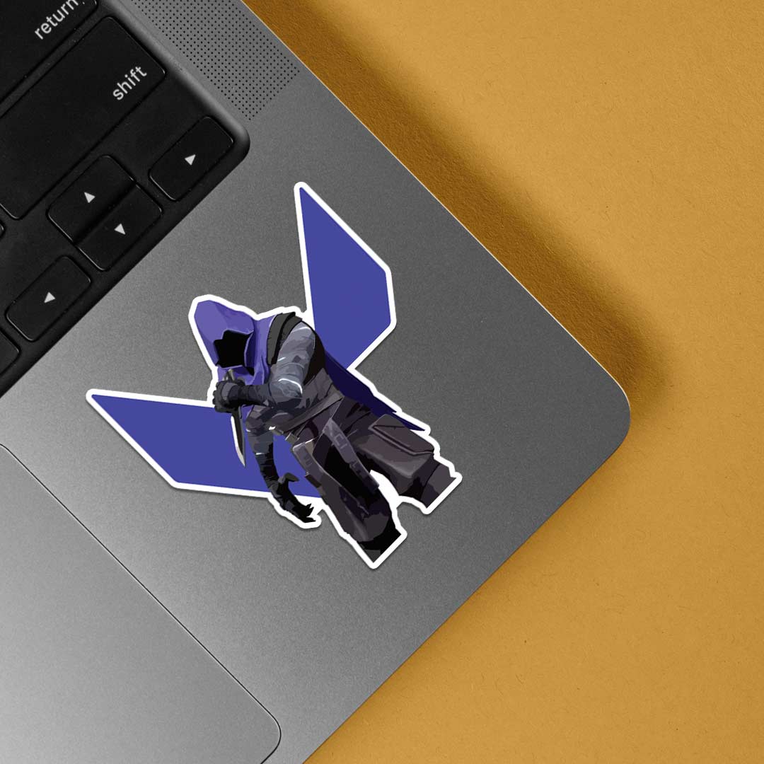 Omen Valorant in Purple Gaming Stickers
