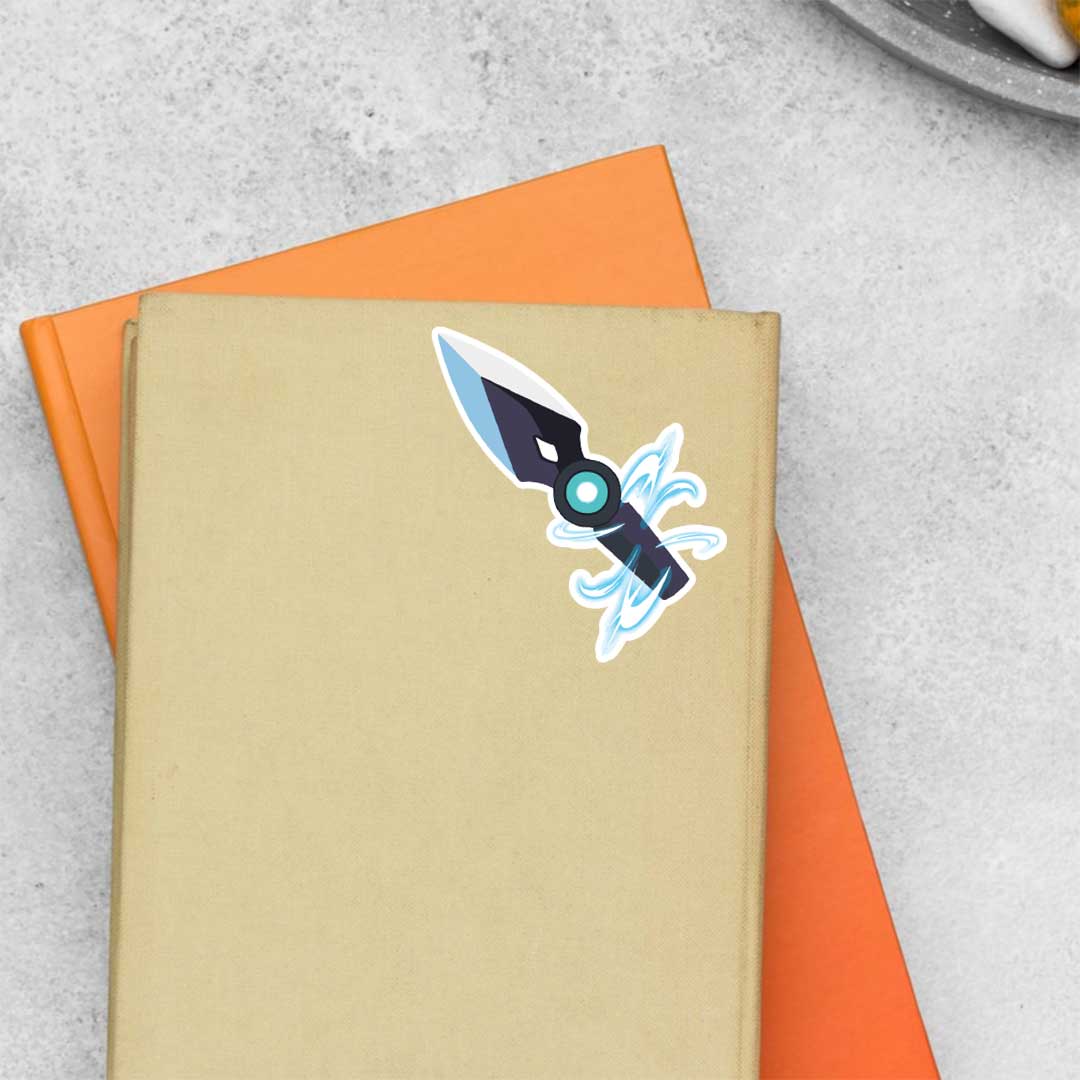 Valorant Jett Agent Knife Gaming Stickers