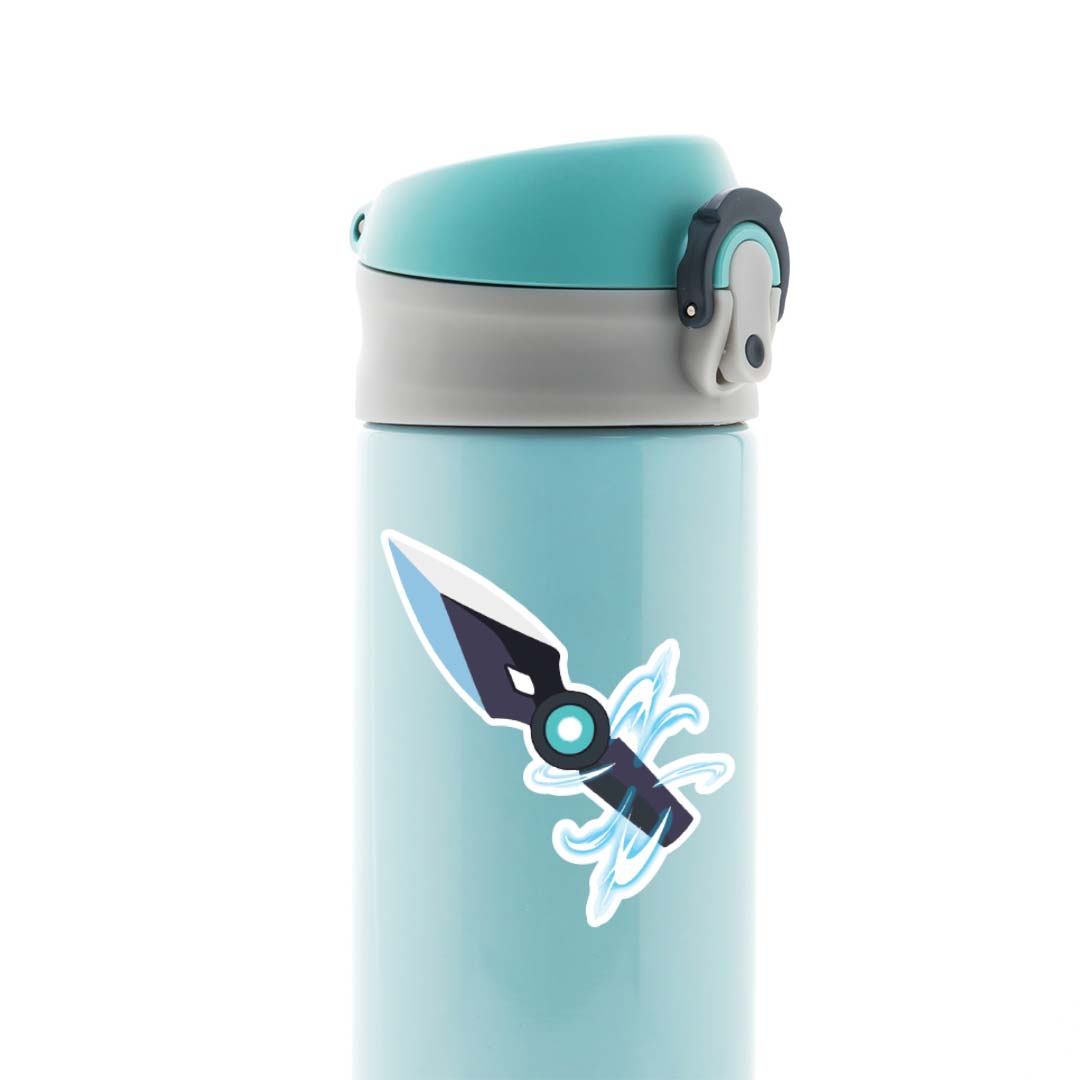 Valorant Jett Agent Knife Gaming Stickers