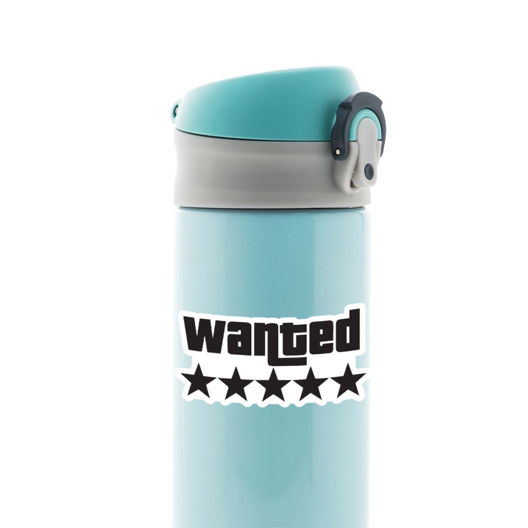 Wanted GTA Gaming Stickers
