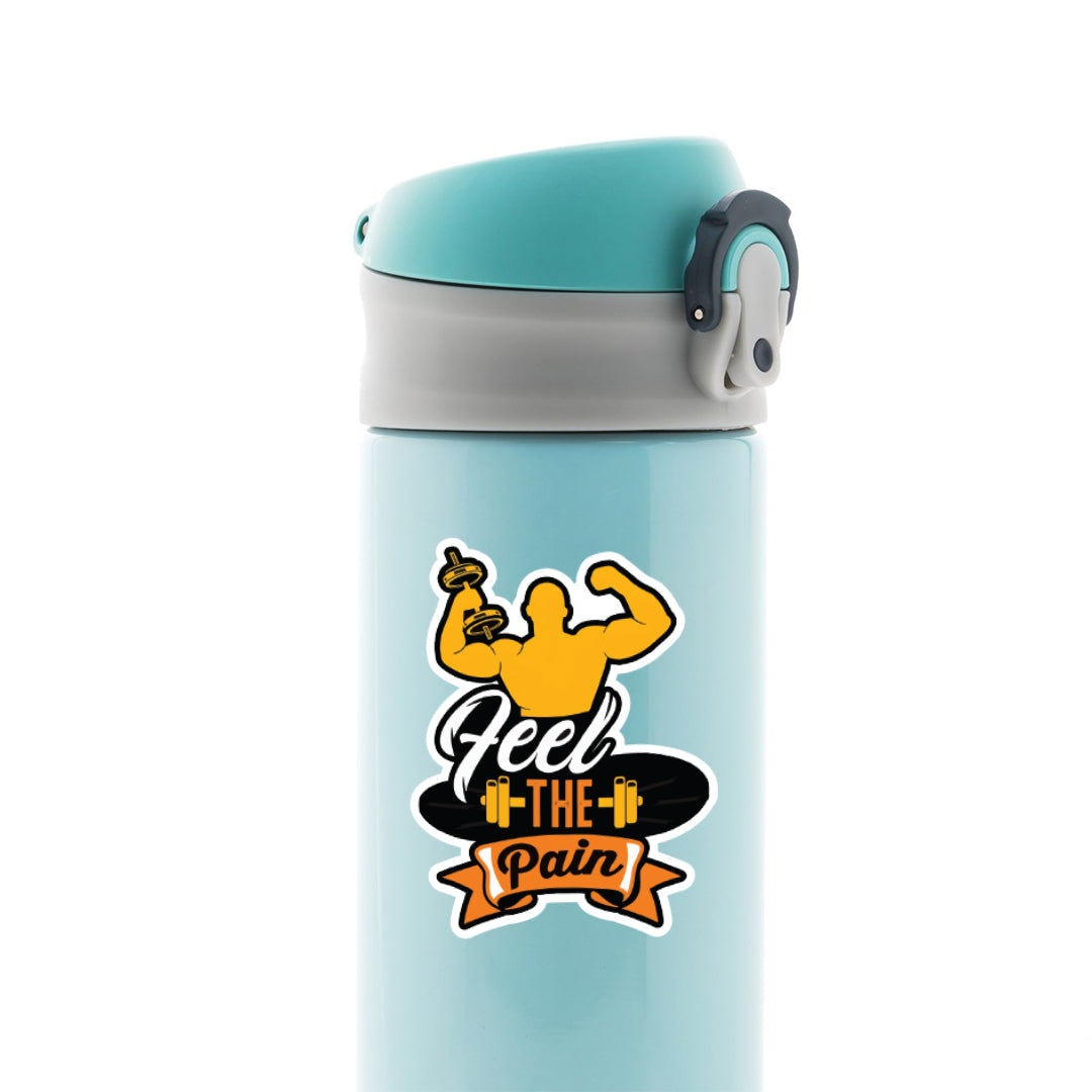 Feel The Pain Motivational Stickers