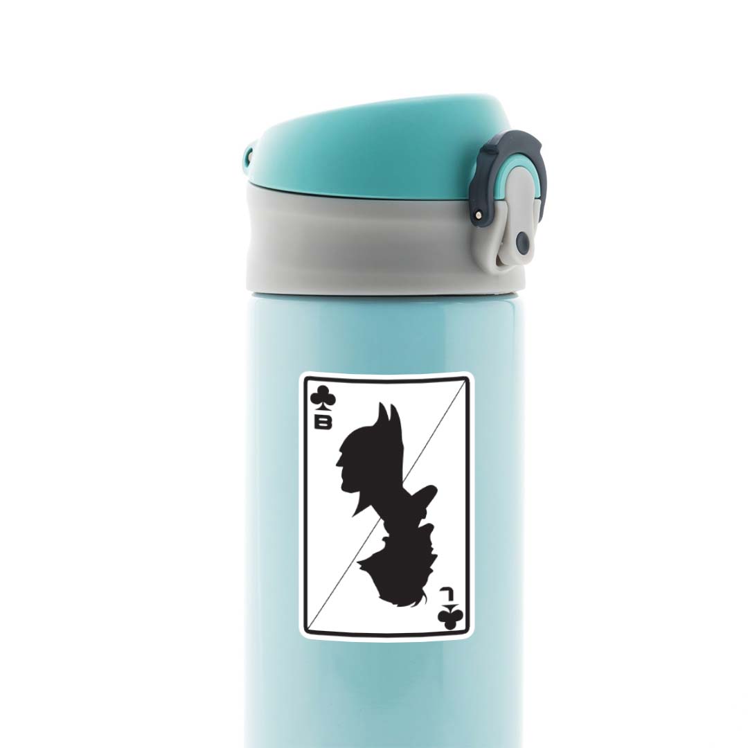 Batman and Joker Card Movies Stickers