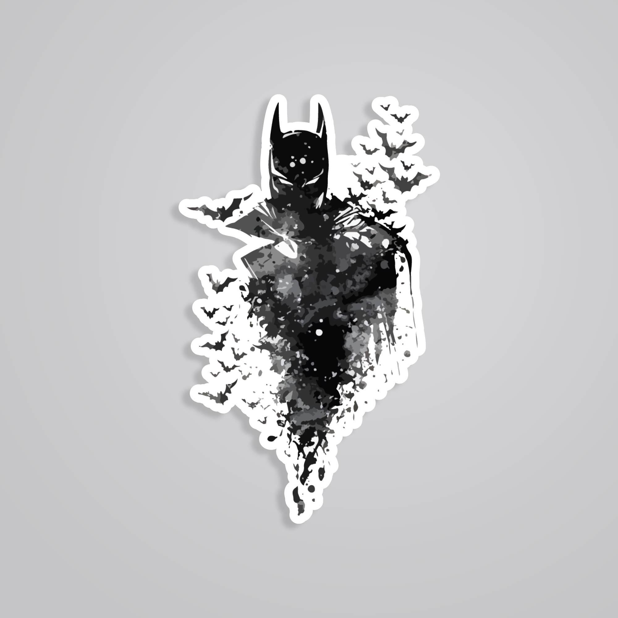 Fomo Store Stickers Movies Batman in BW