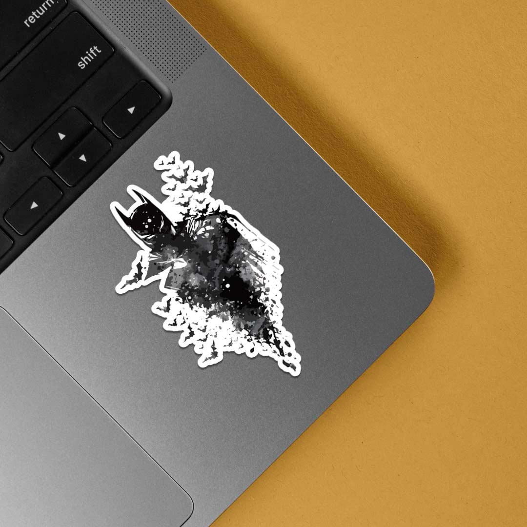 Batman in BW Movies Stickers
