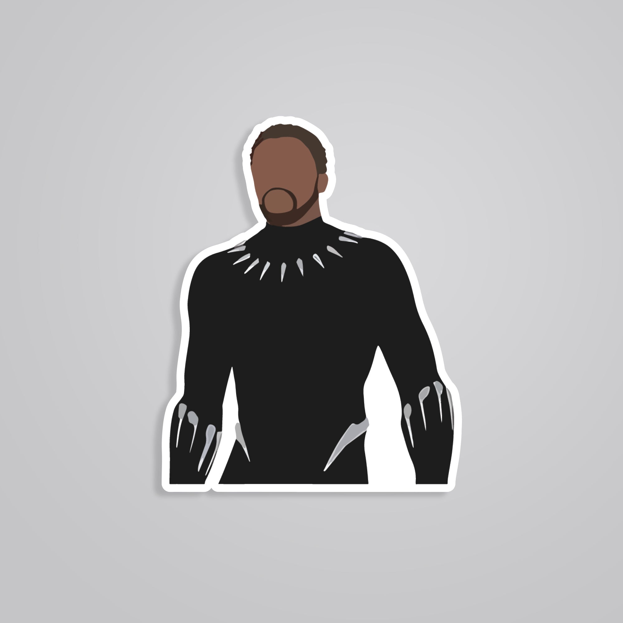 Fomo Store Stickers Movies Black Panther Minimalist
