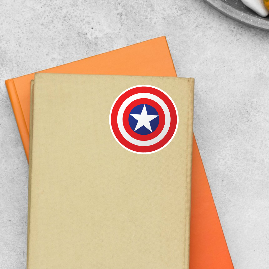 Captain America's Shield Movies Stickers