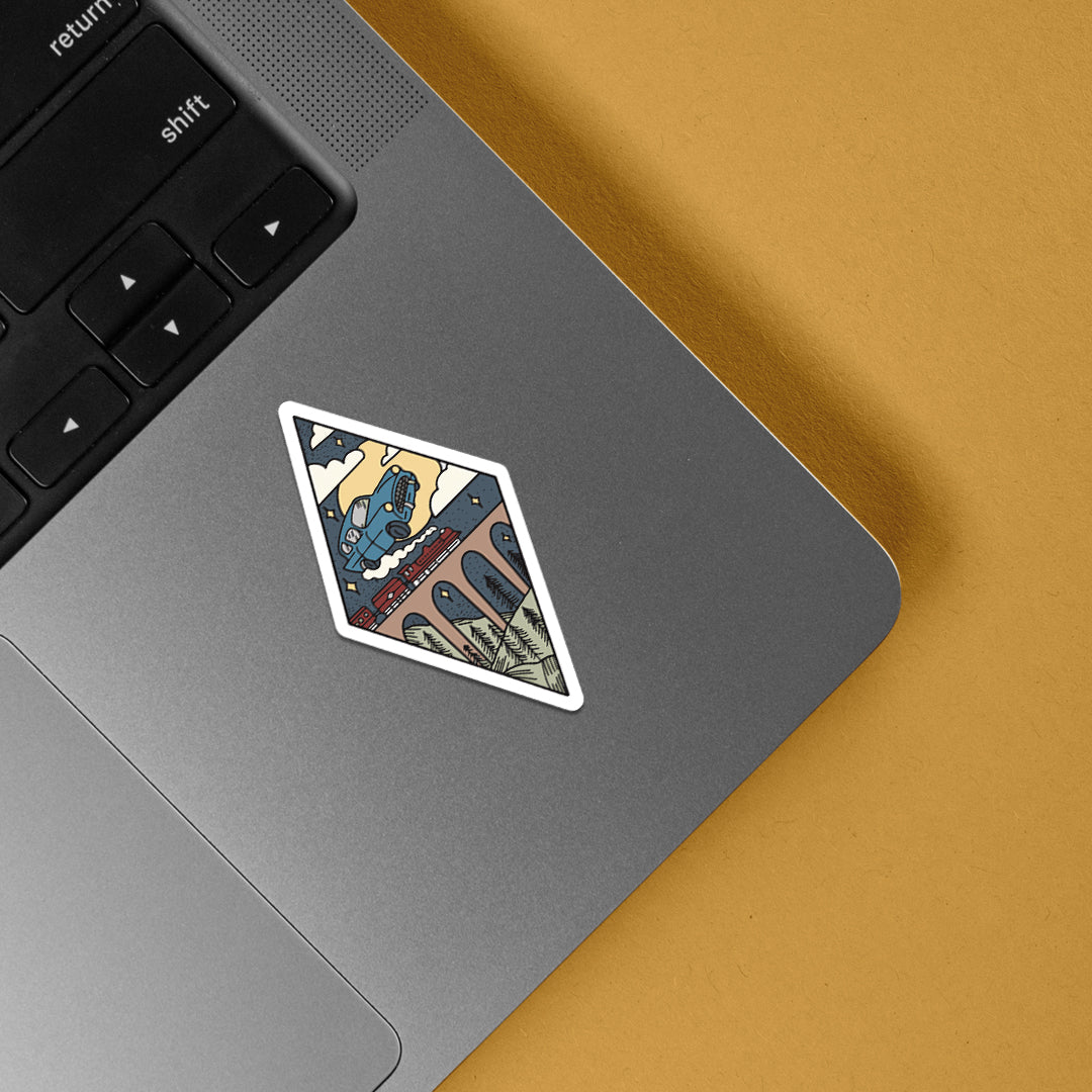 Hogwarts Train & Flying Ford Movies Stickers
