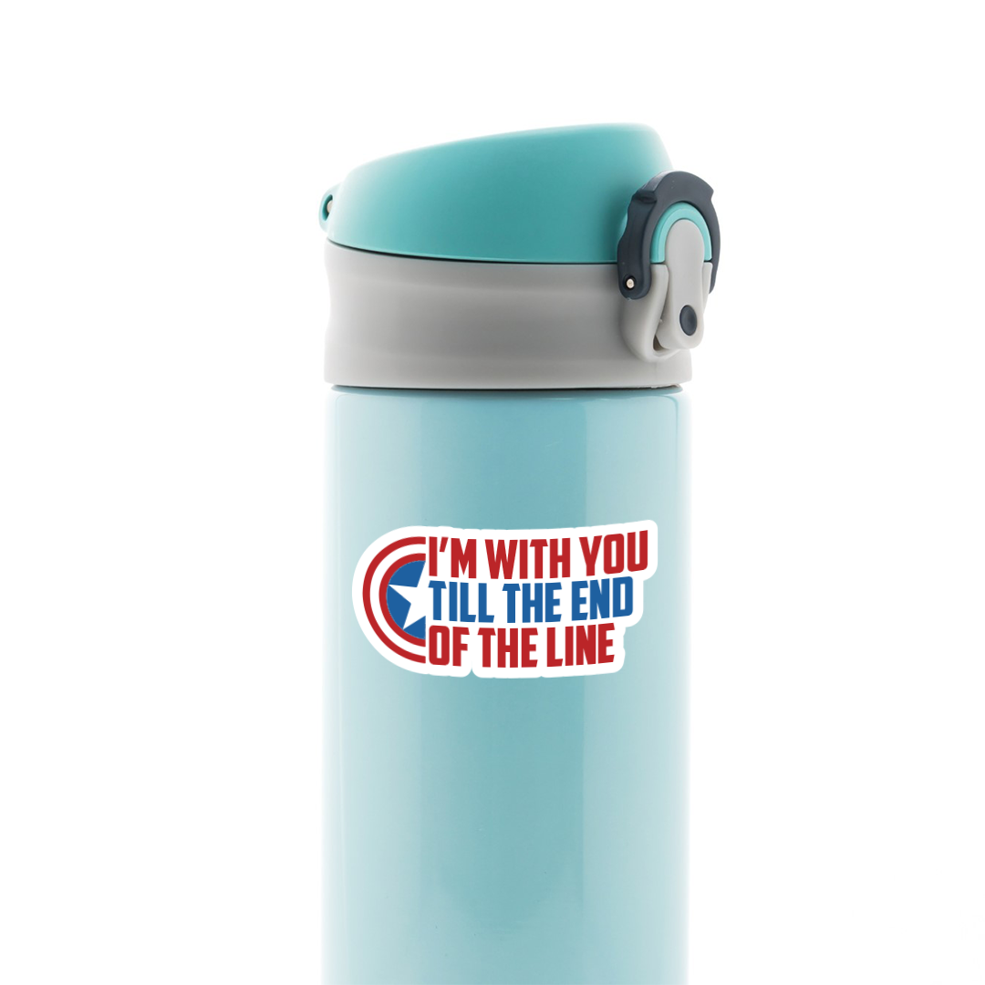 I'm With You Till The End Movies Stickers