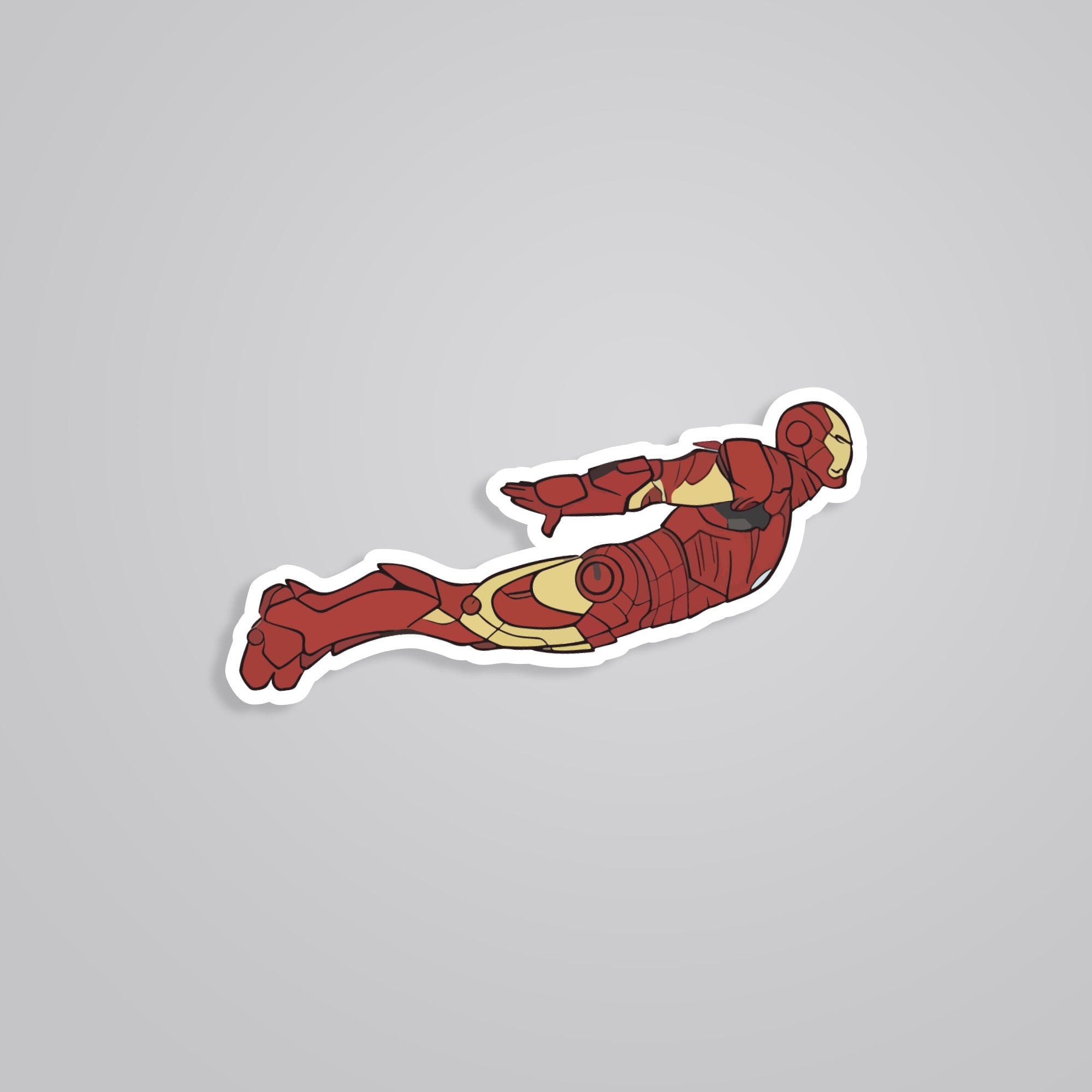 Fomo Store Stickers Movies Iron Man Flying