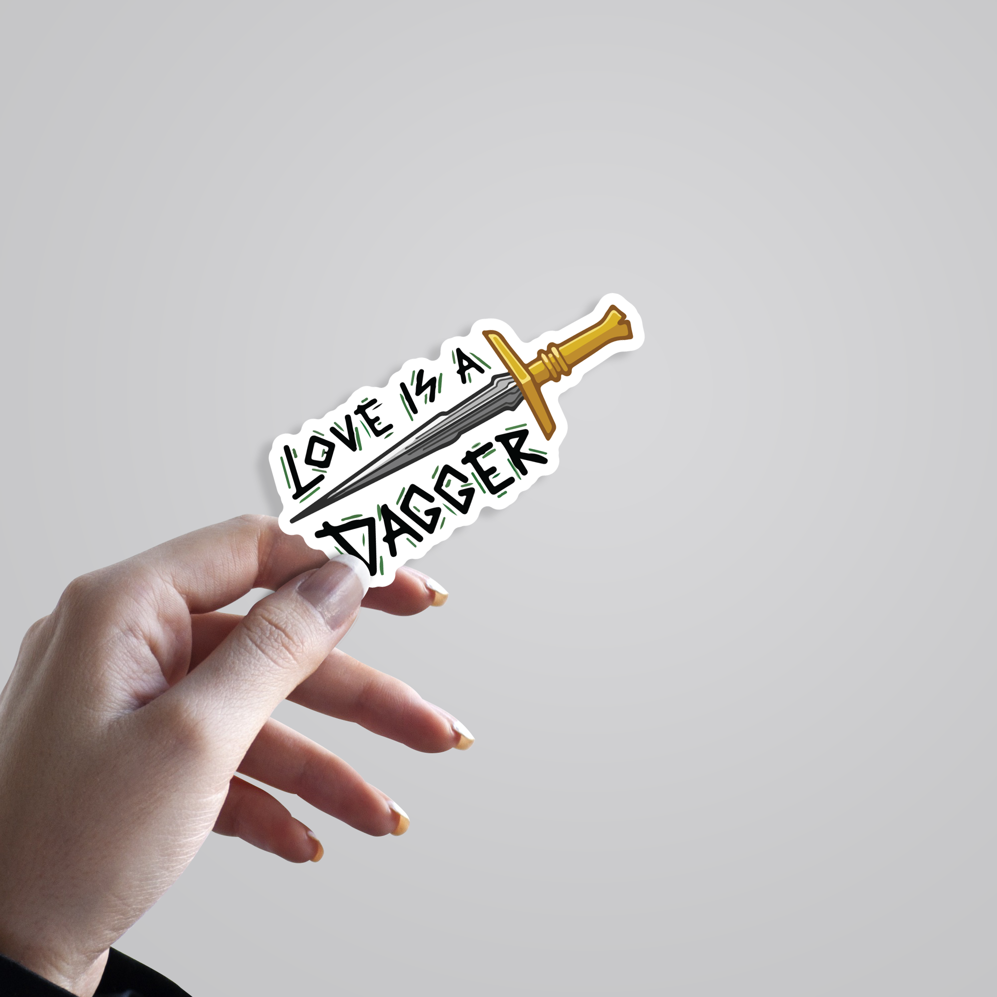 Fomo Store Stickers Movies Love Is A Dagger