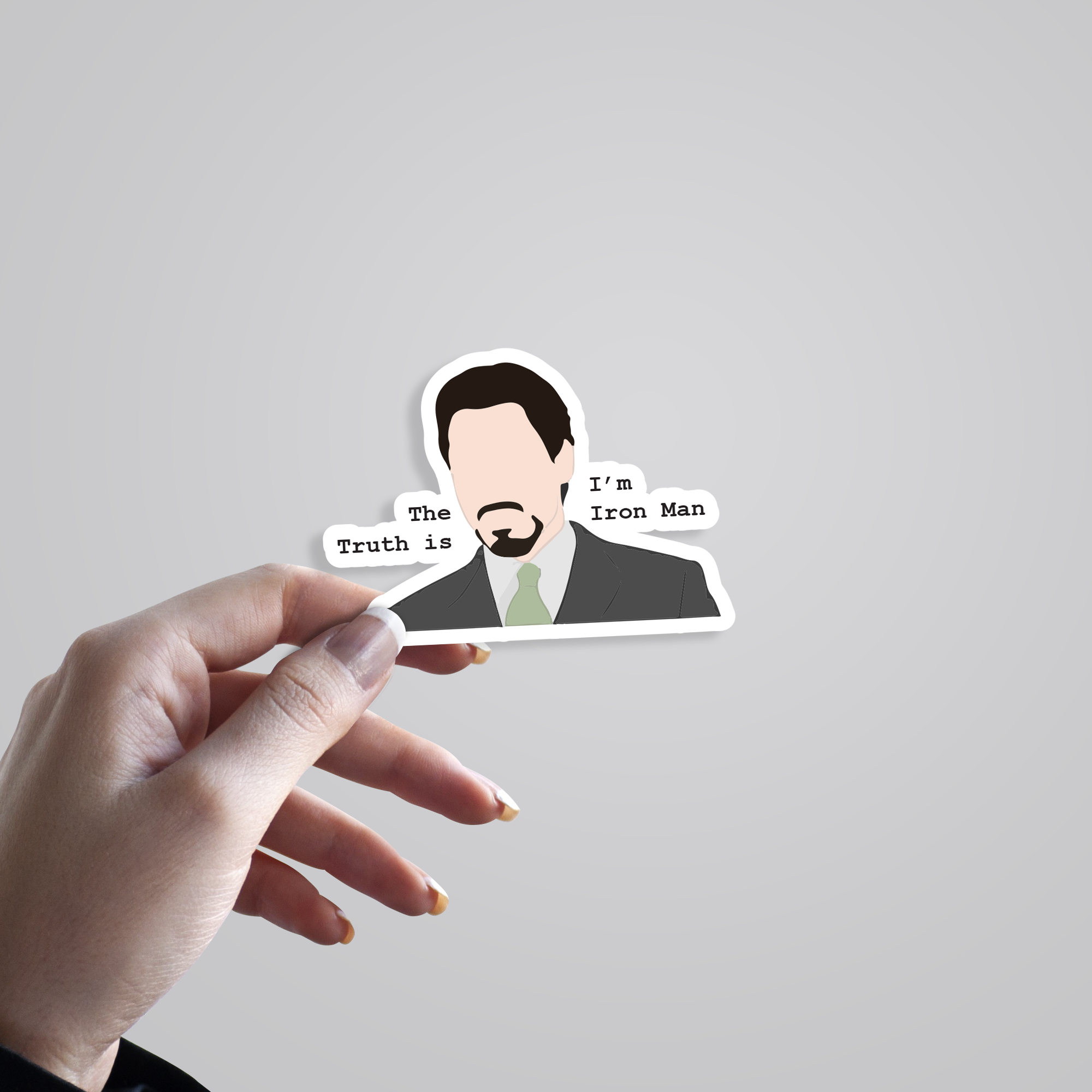 Fomo Store Stickers Movies The Truth Is I'm Iron Man