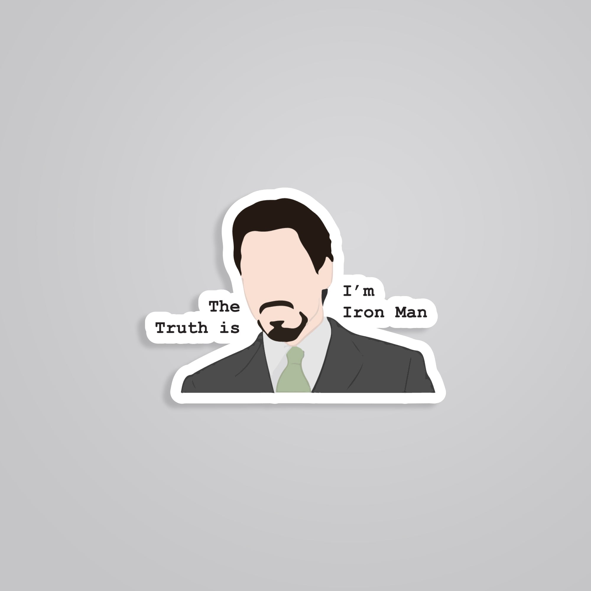Fomo Store Stickers Movies The Truth Is I'm Iron Man