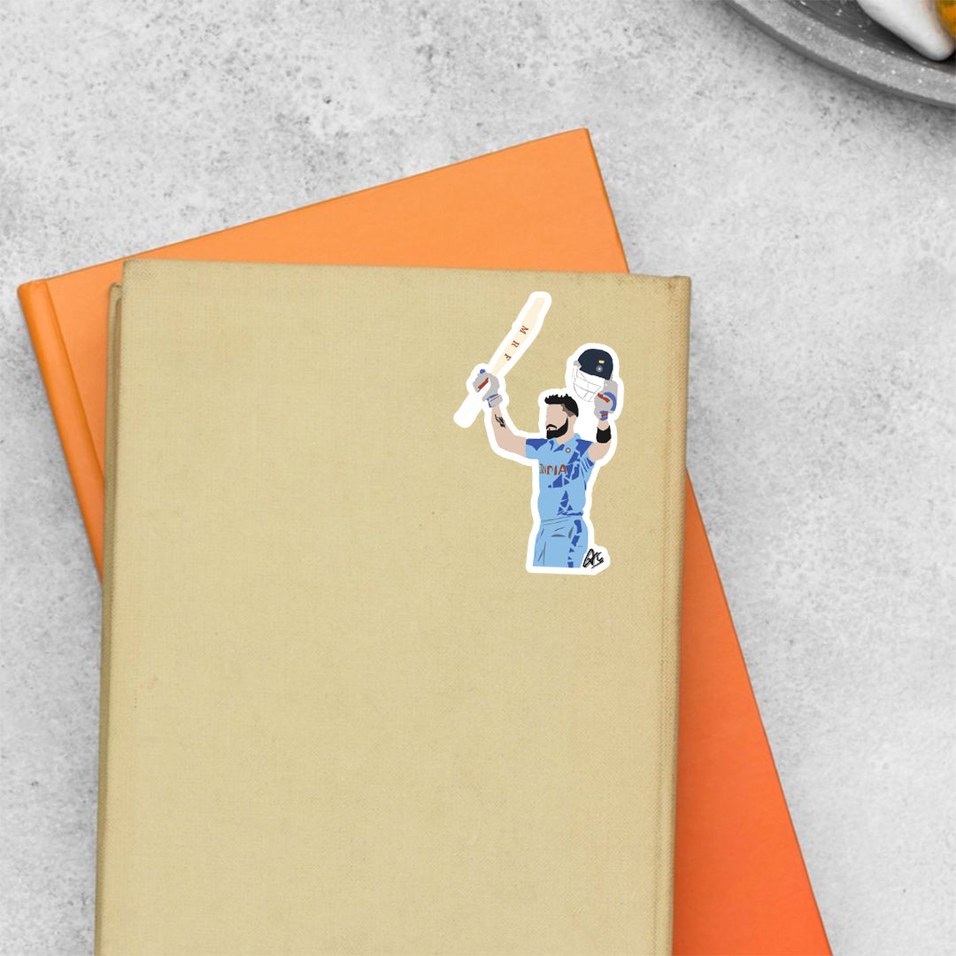 Kohli Minimalist Sports Stickers