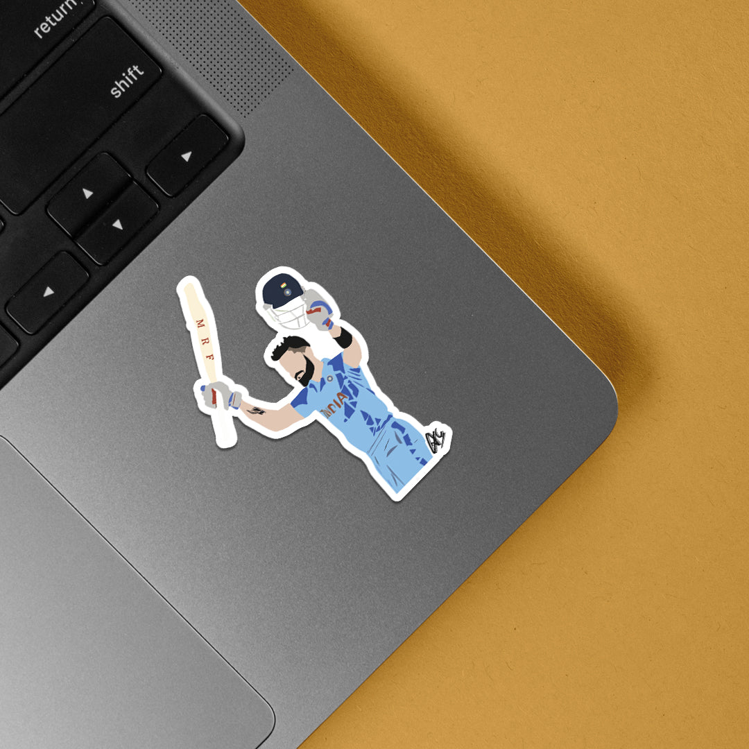 Kohli Minimalist Sports Stickers