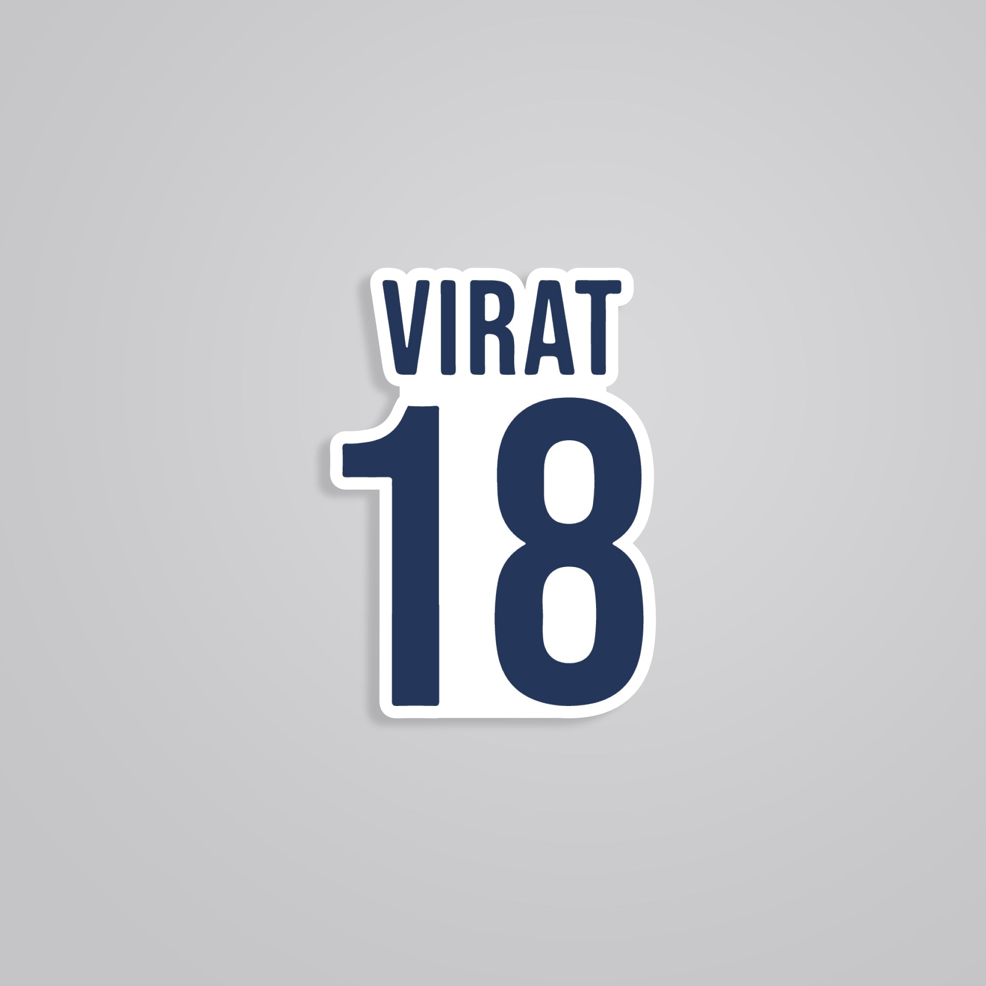 Fomo Store Stickers Sports Virat's Jersey Number