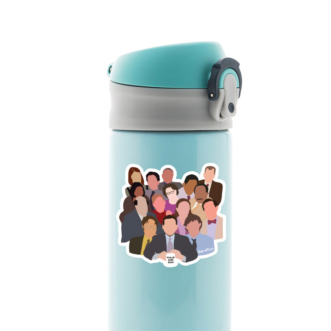 Dunder Mifflin Staff TV Shows Stickers