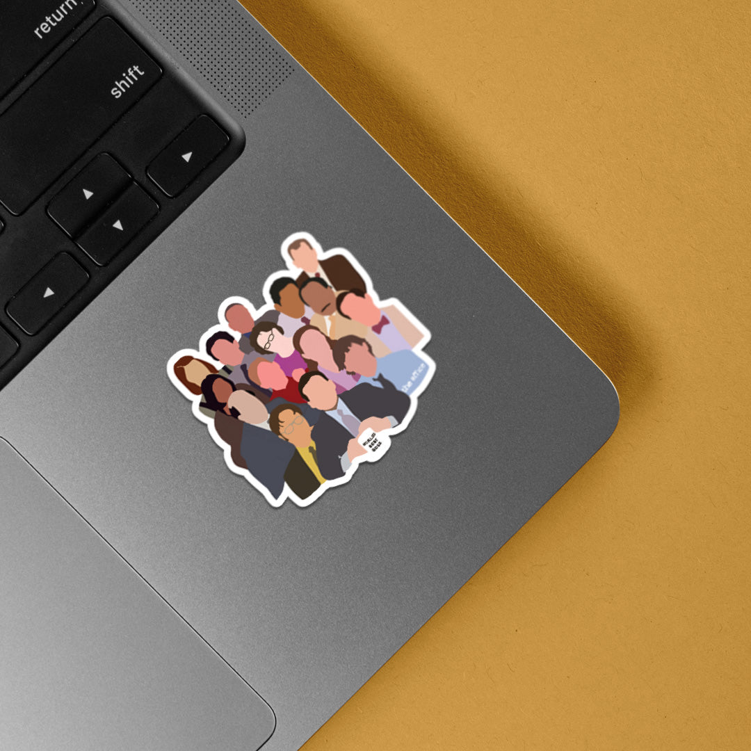 Dunder Mifflin Staff TV Shows Stickers