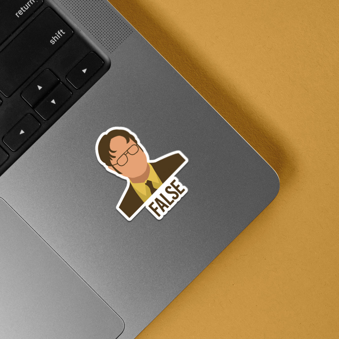 False TV Shows Stickers