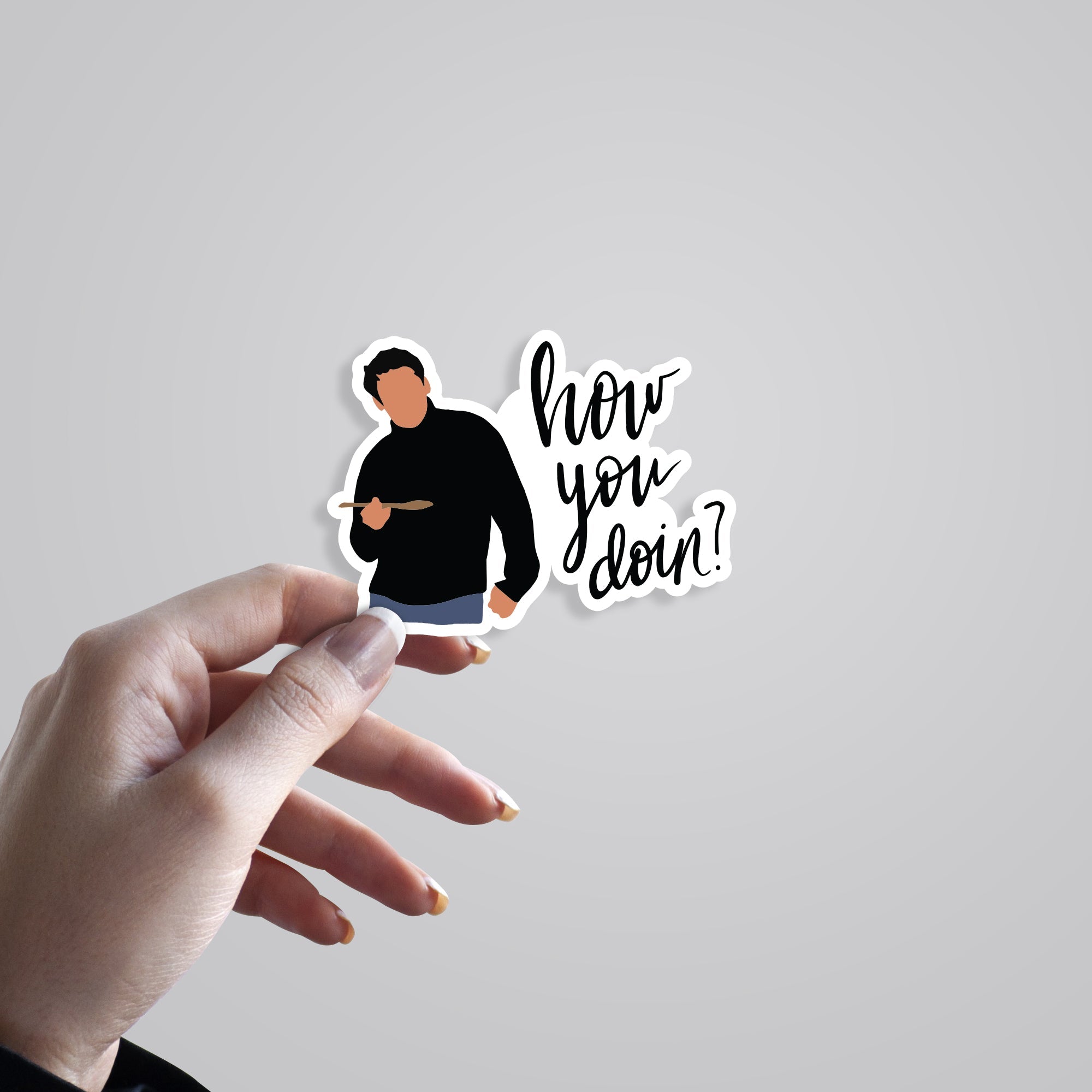 How you doing TV Shows Stickers