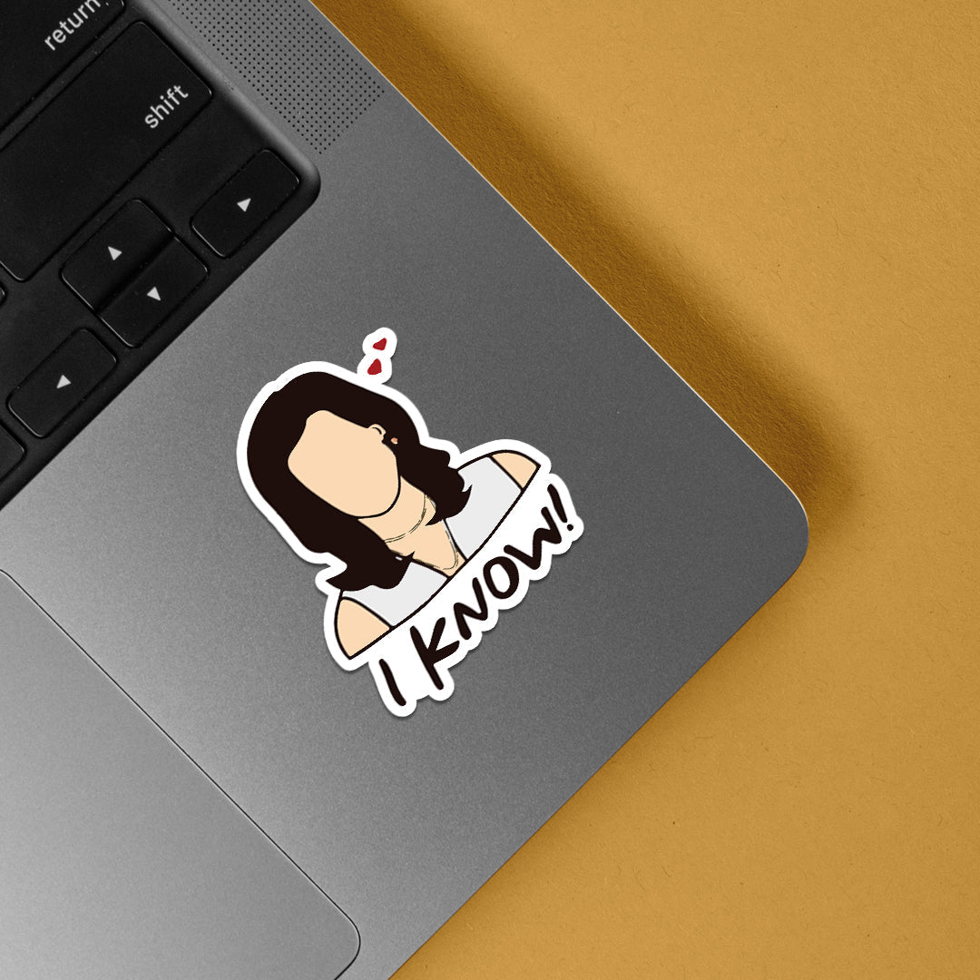I Know TV Shows Stickers