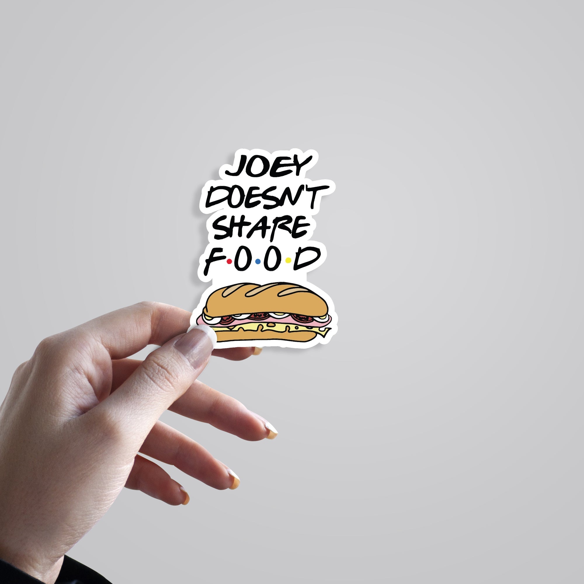 Joey Doesn’t Share Food TV Shows Stickers