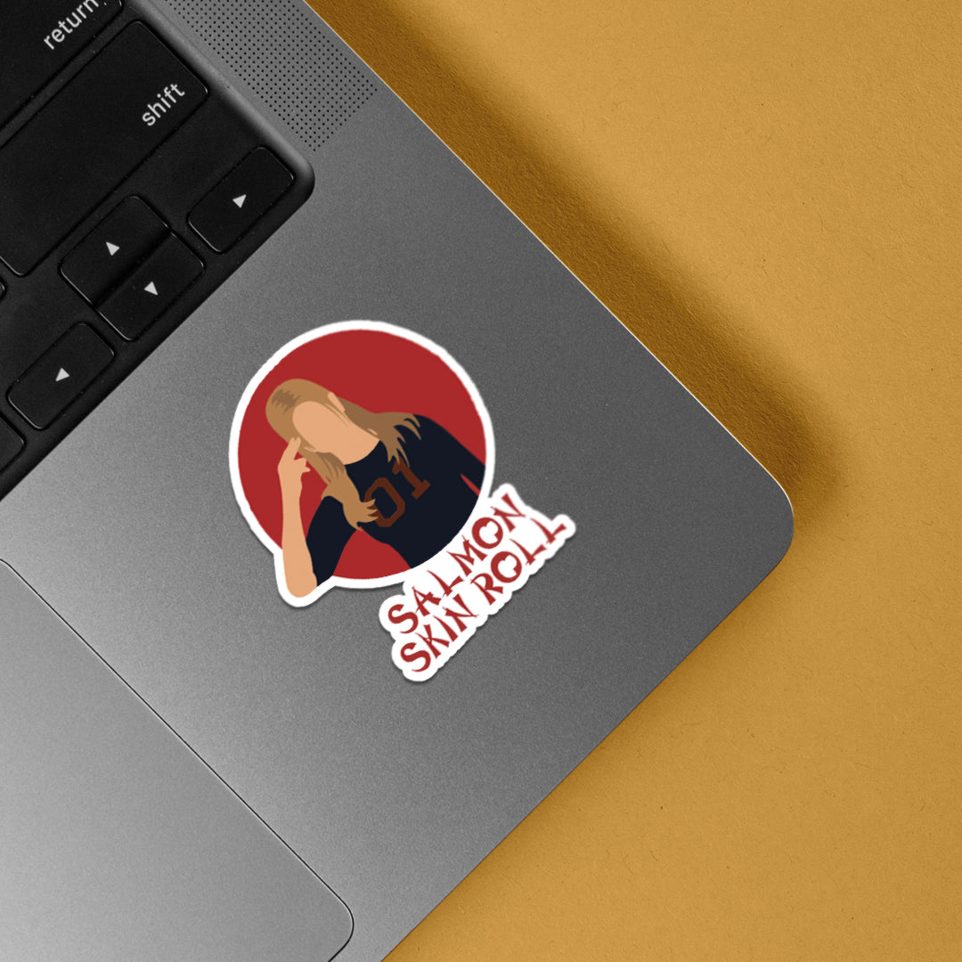 Salmon Skin Roll TV Shows Stickers