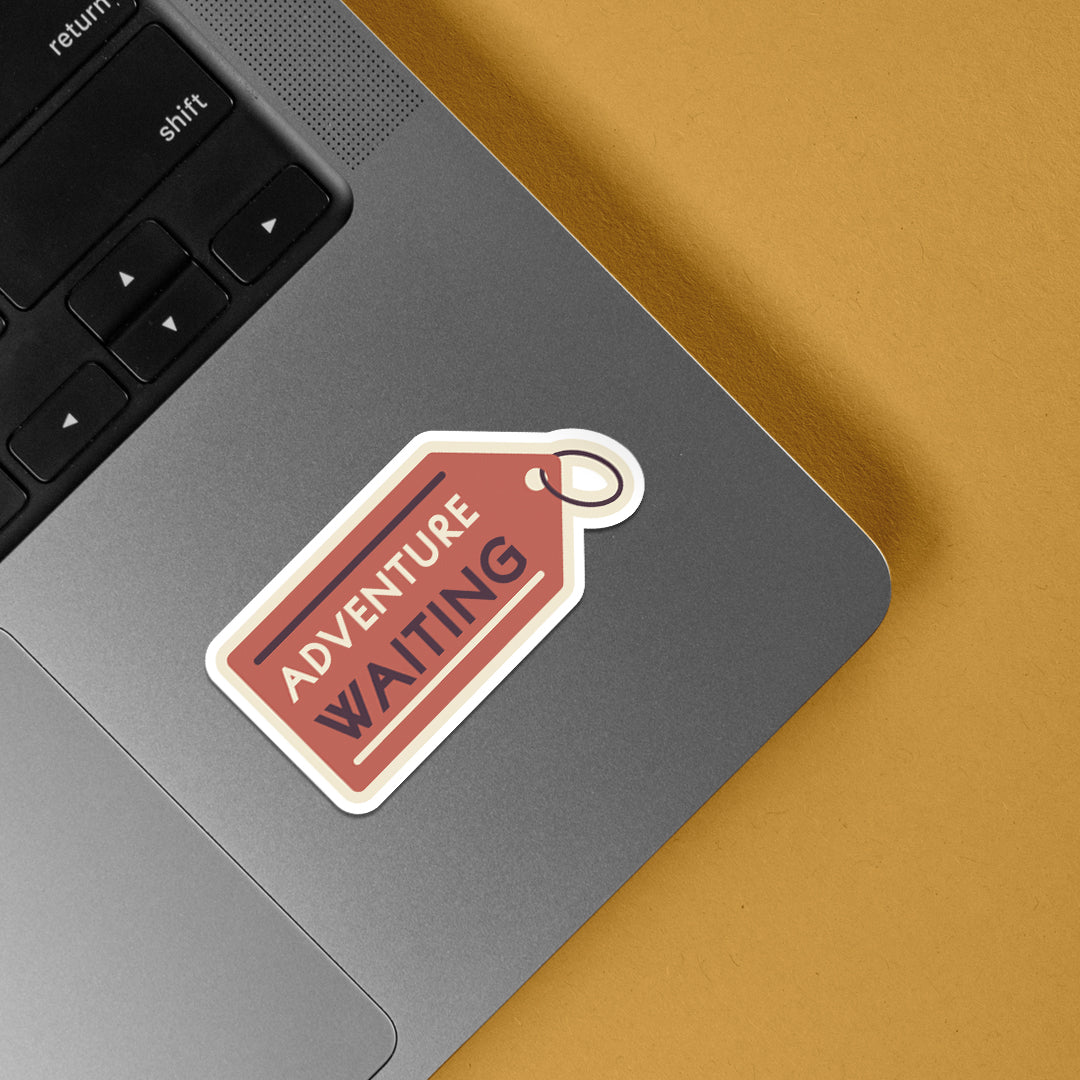 Adventure Waiting Travels Stickers