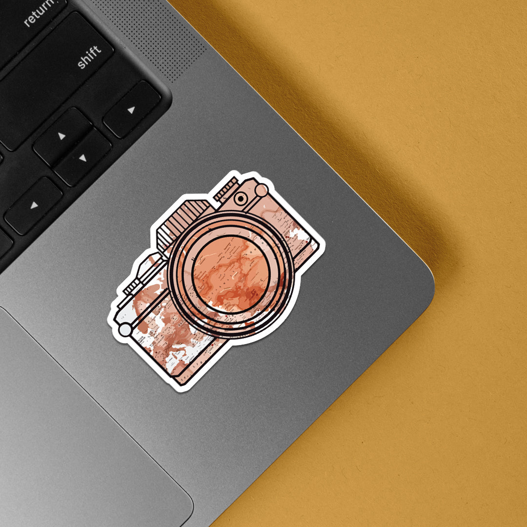 Aesthetic Camera Travels Stickers