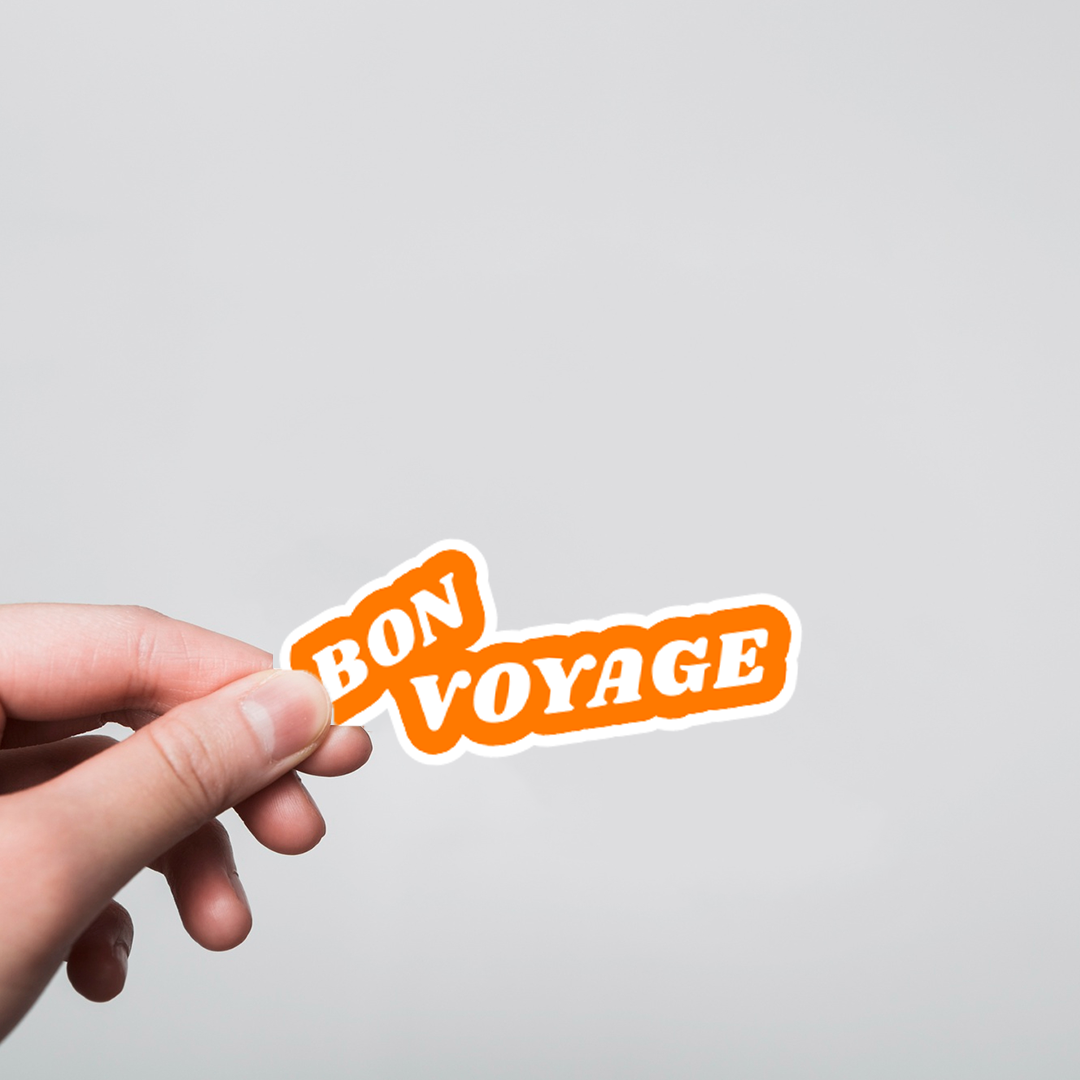 Fomo Store Stickers Travels Bon Voyage