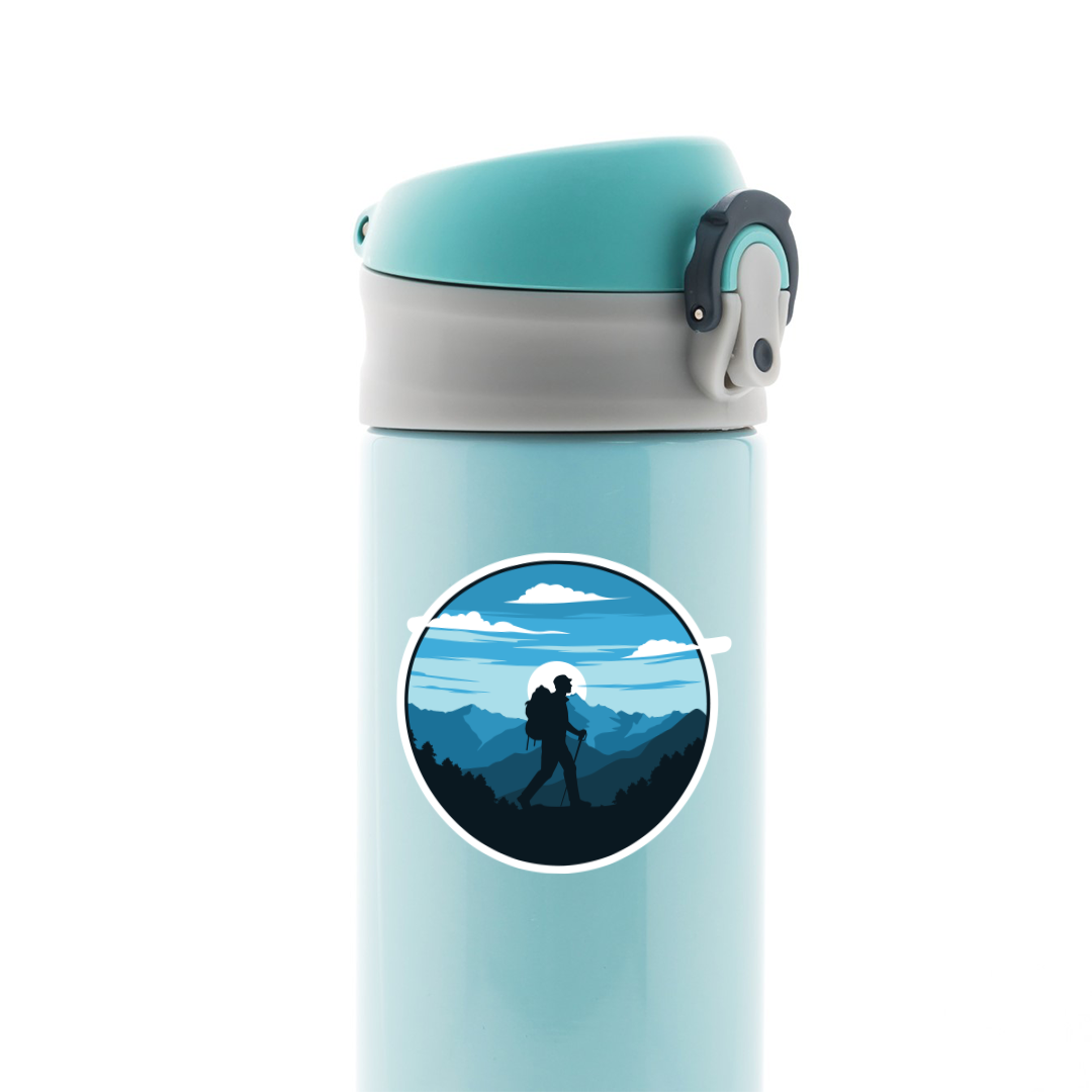 Hiking Travels Stickers