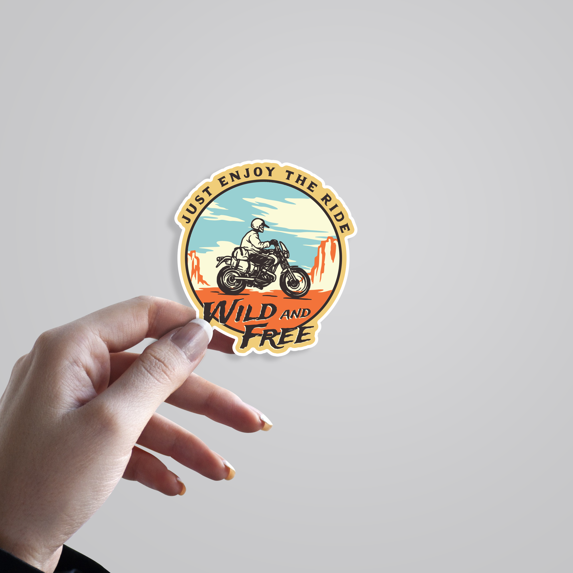 Just Enjoy the Ride Travels Stickers