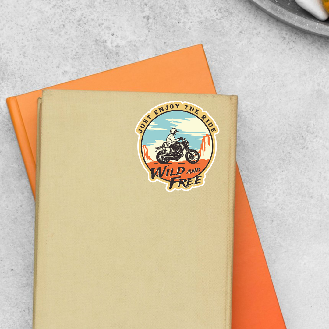 Just Enjoy the Ride Travels Stickers