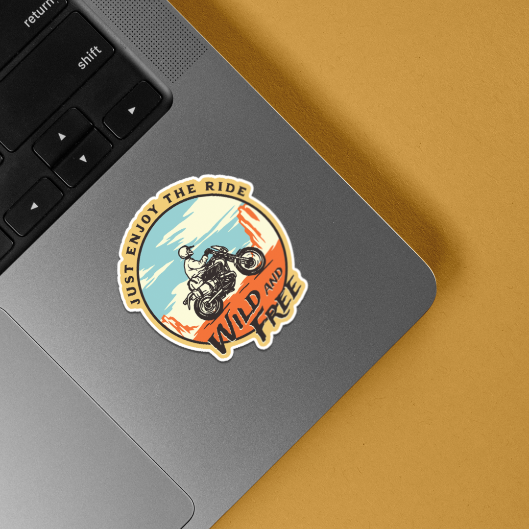 Just Enjoy the Ride Travels Stickers