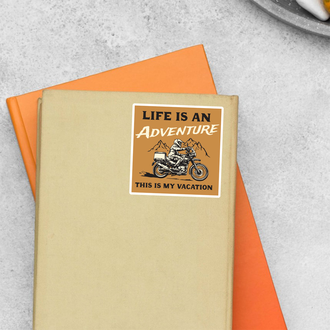 Life is an Adventure This is my Vacation Travels Stickers