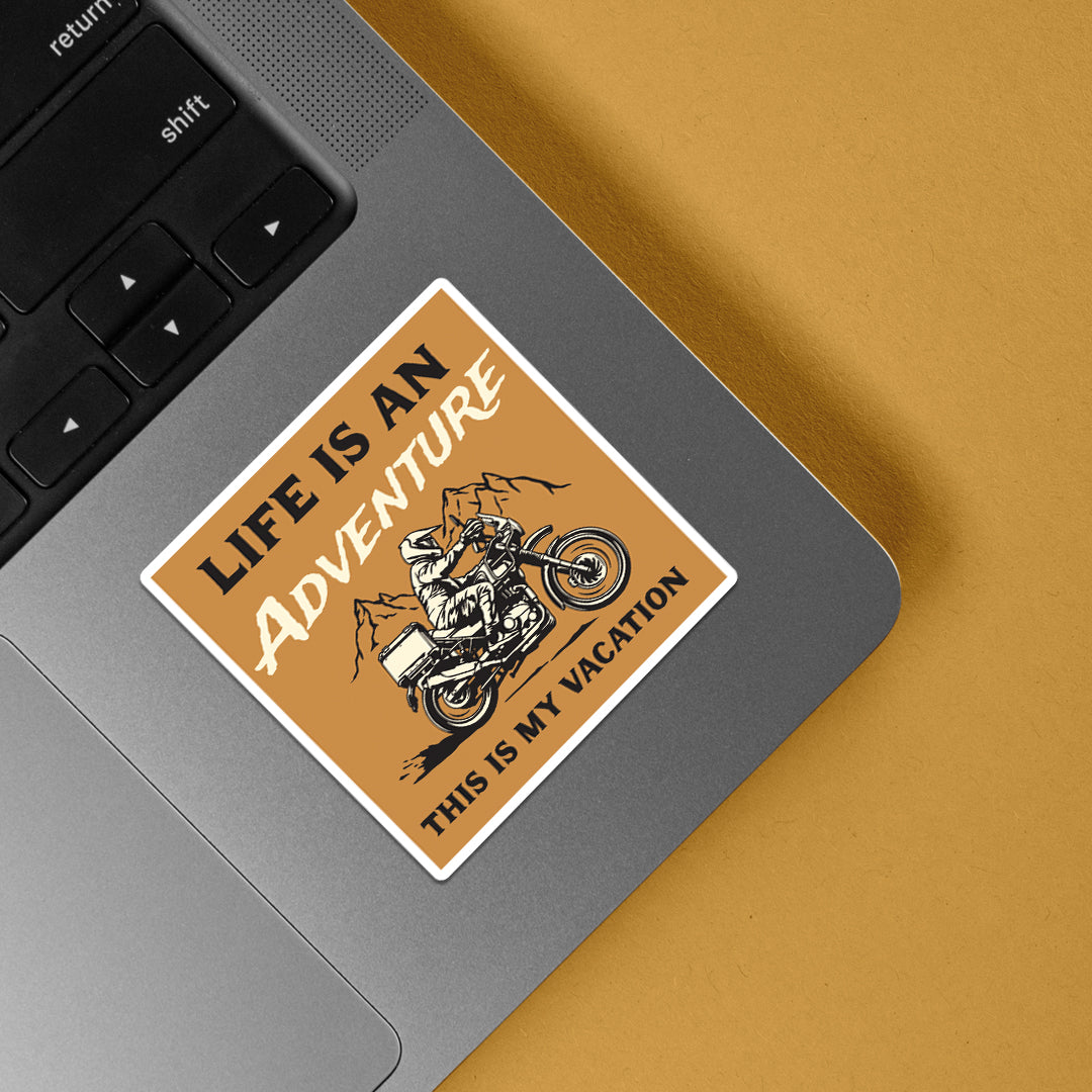 Life is an Adventure This is my Vacation Travels Stickers