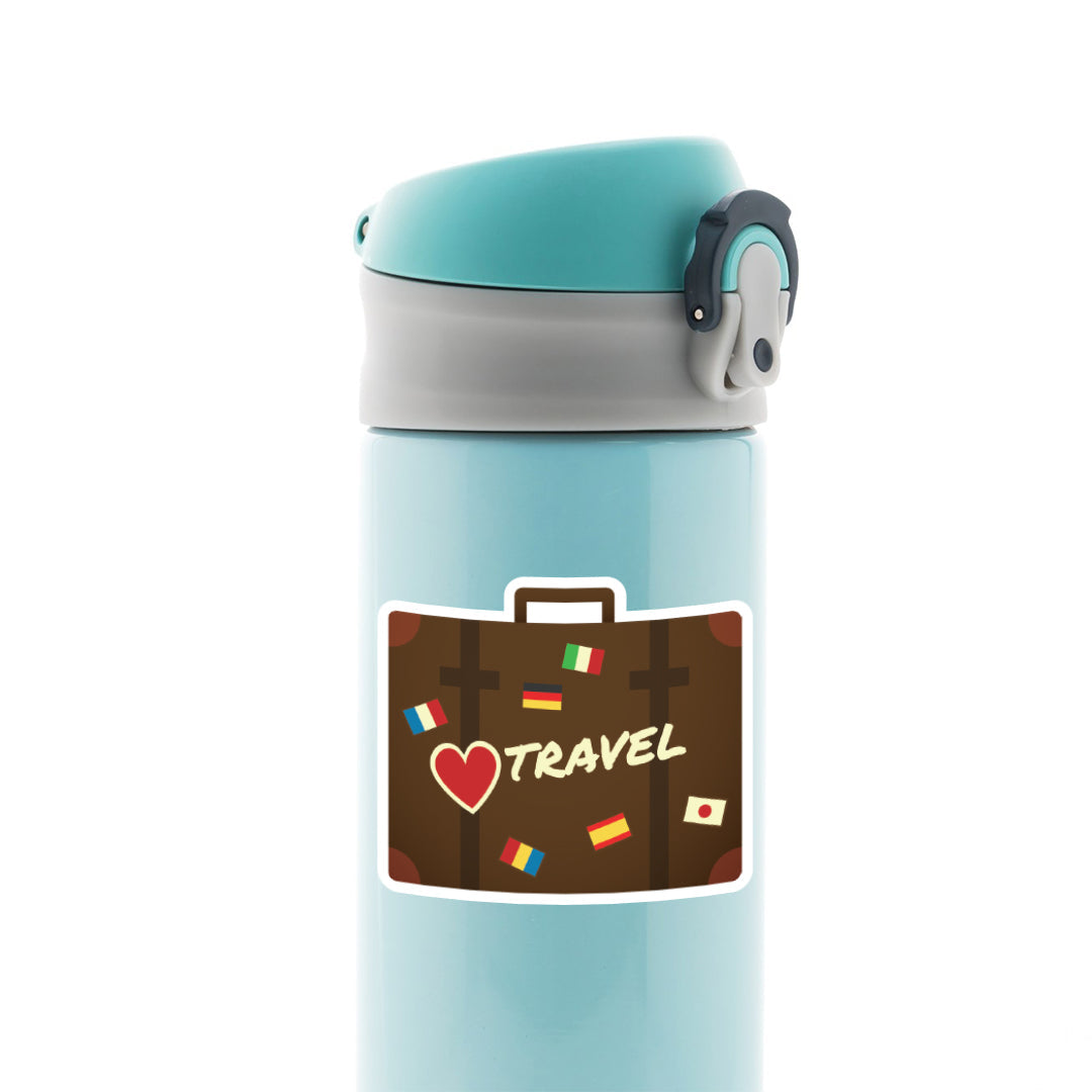 Love Travel Suitcase Travels Stickers