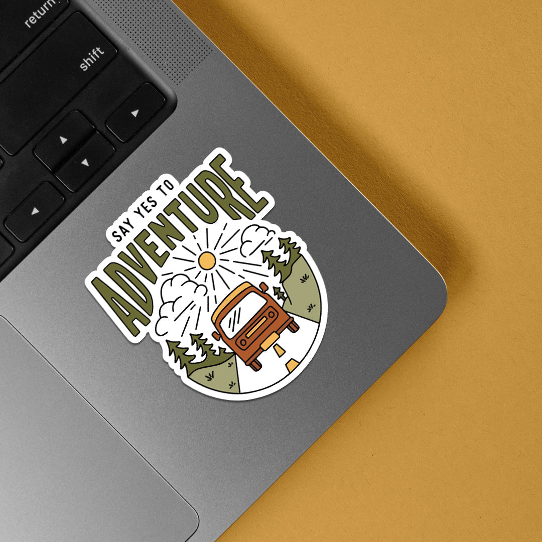 Say Yes to Adventure Travels Stickers