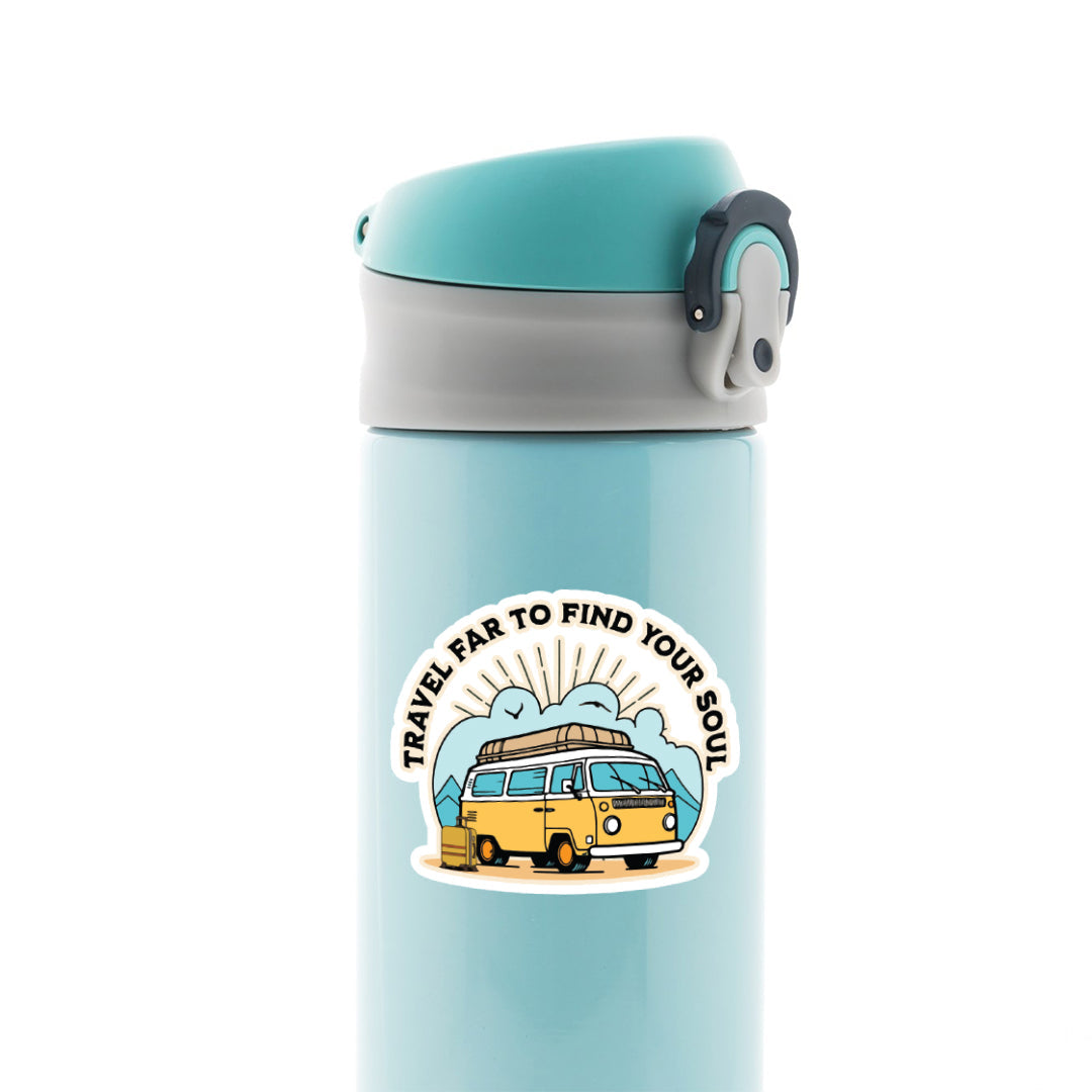 Travel Far To Find Your Soul Travels Stickers